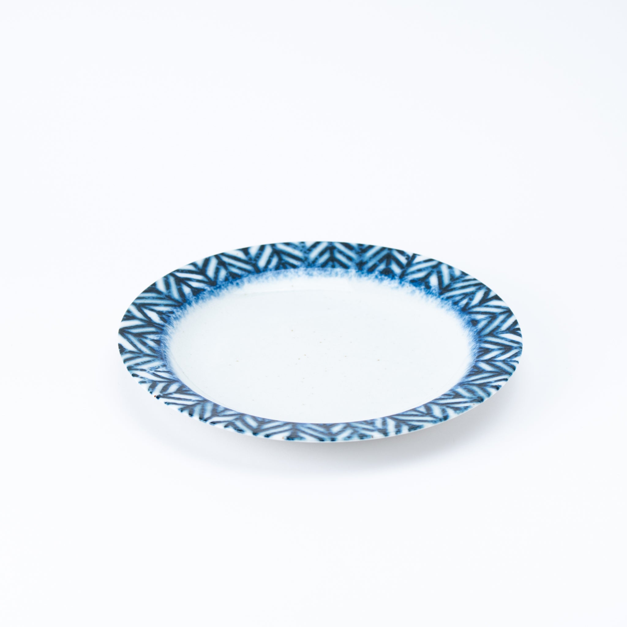 Indigo Geometric Edge Plate