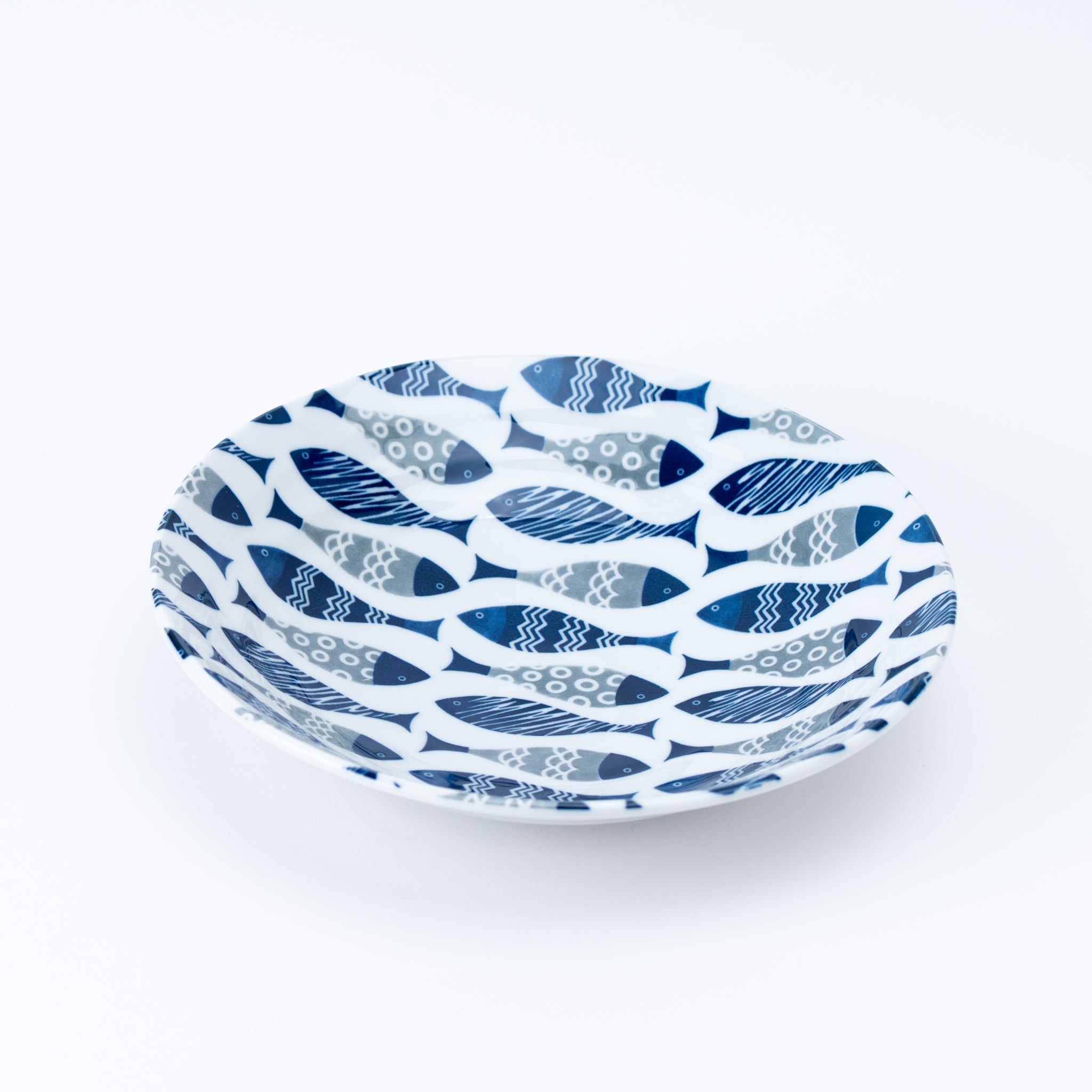 Swimming Fish Pattern Plate