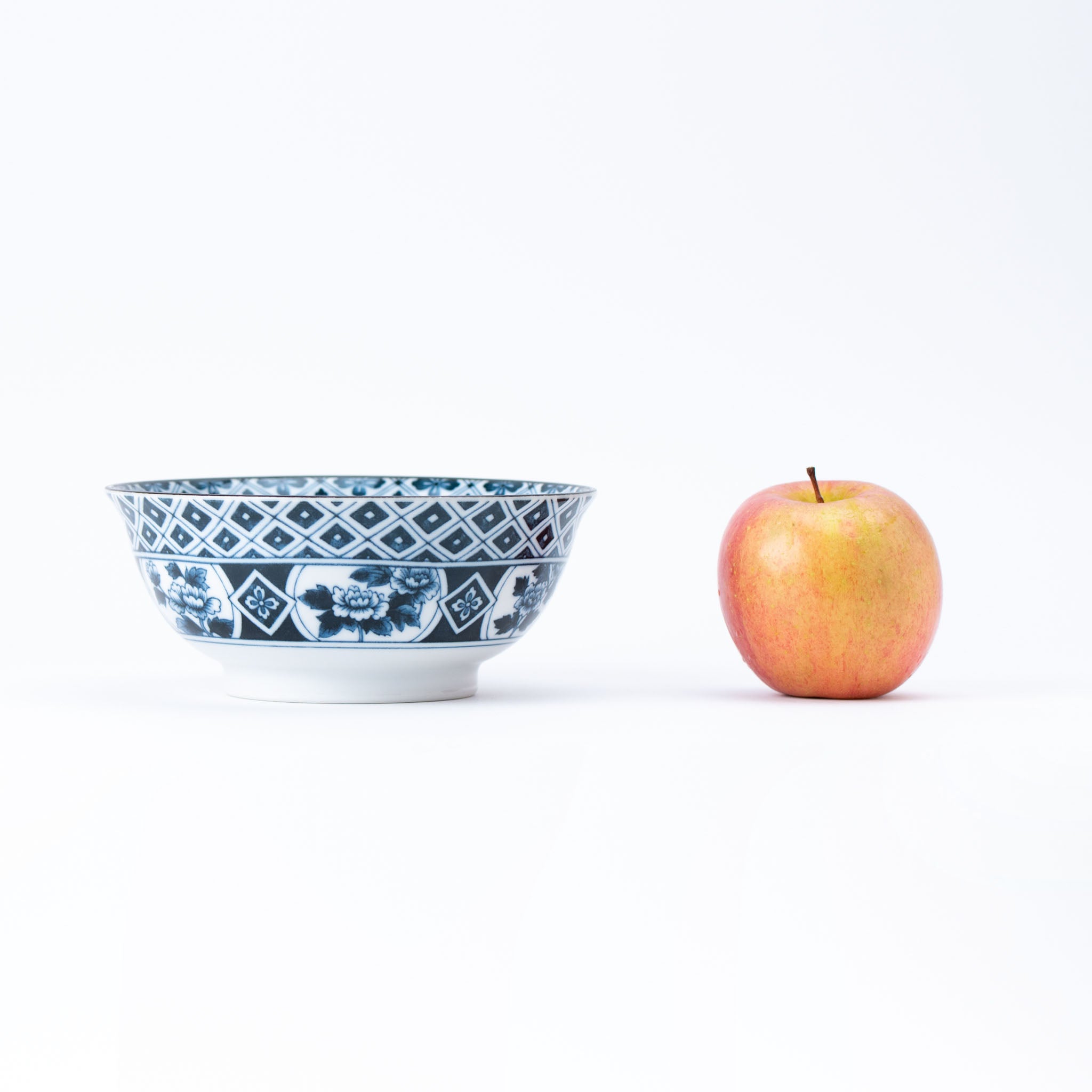 Japanese Blue Classic Pattern Donburi Bowl