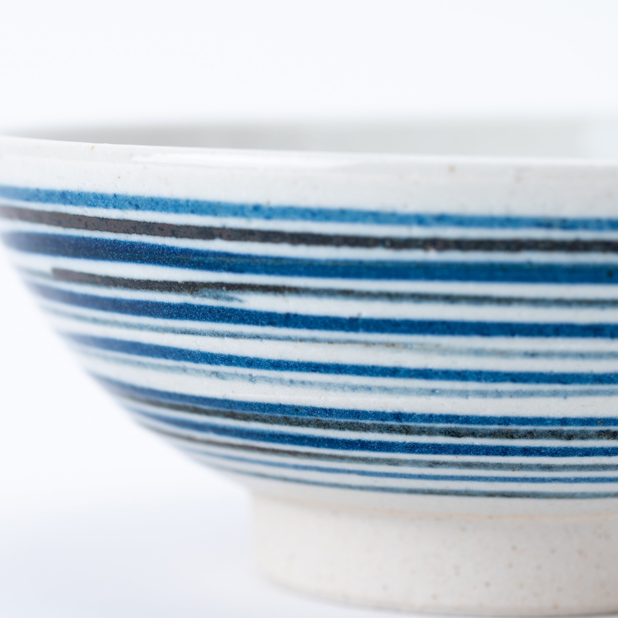 Blue Striped Donburi Bowl