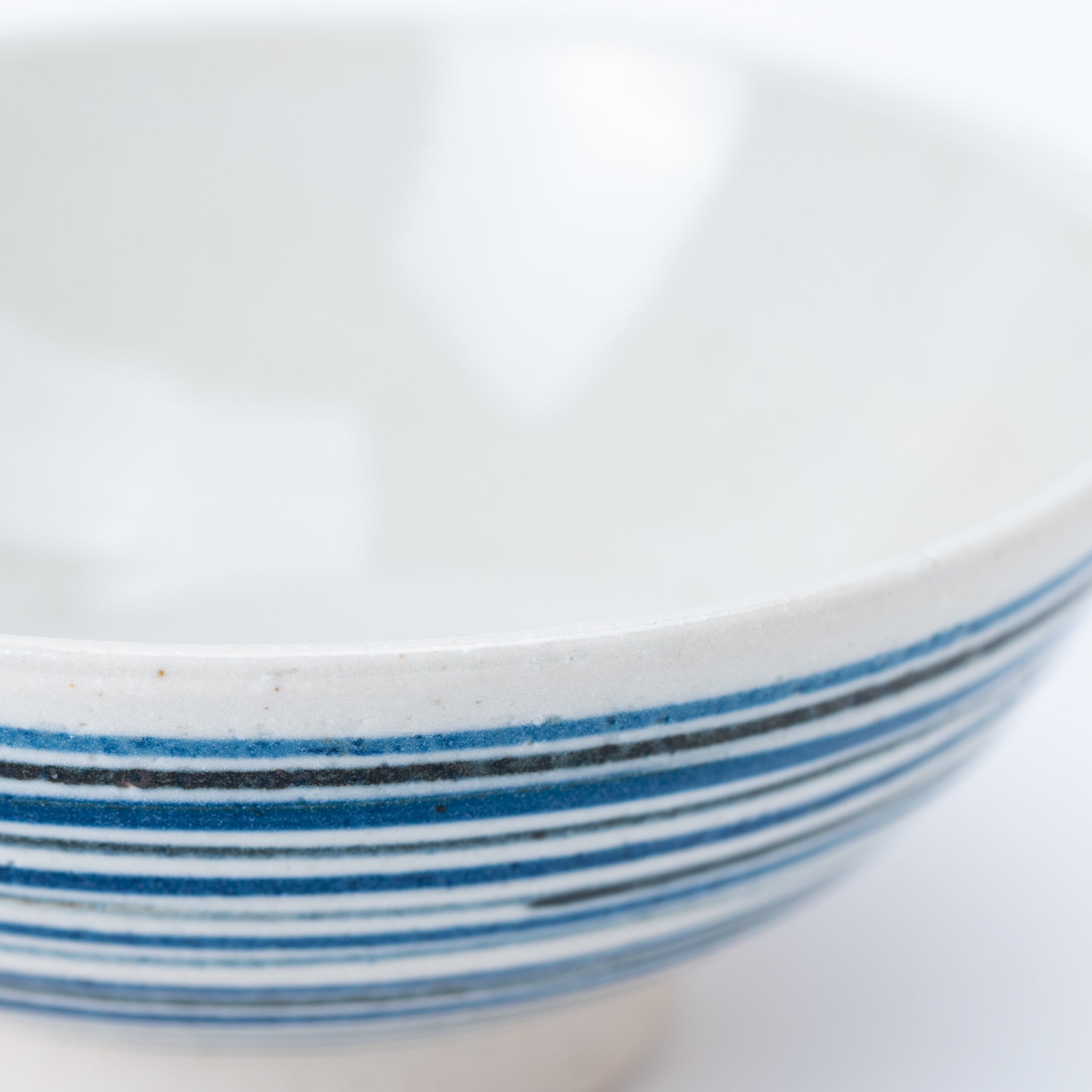 Blue Striped Donburi Bowl