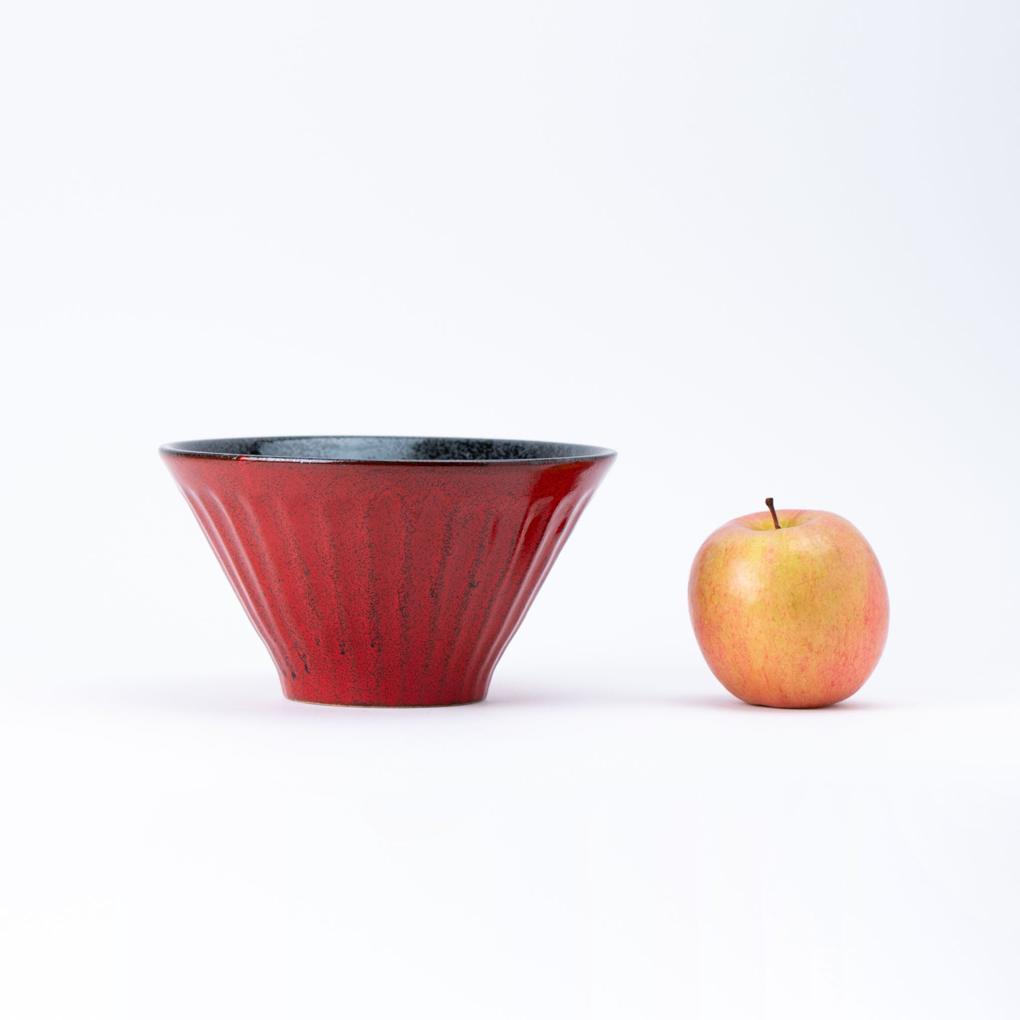 Crimson and Black Flare Ramen Bowl