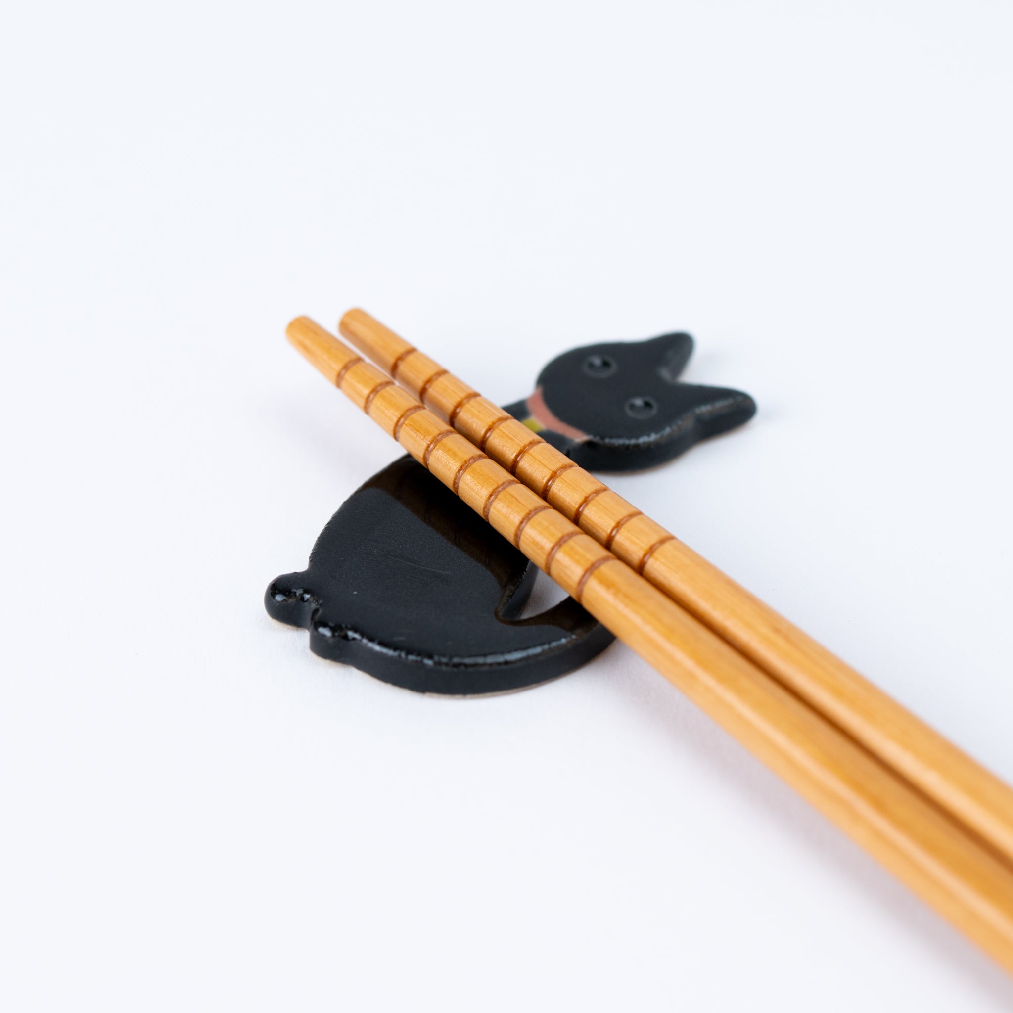 Black Cat Chopstick Rest