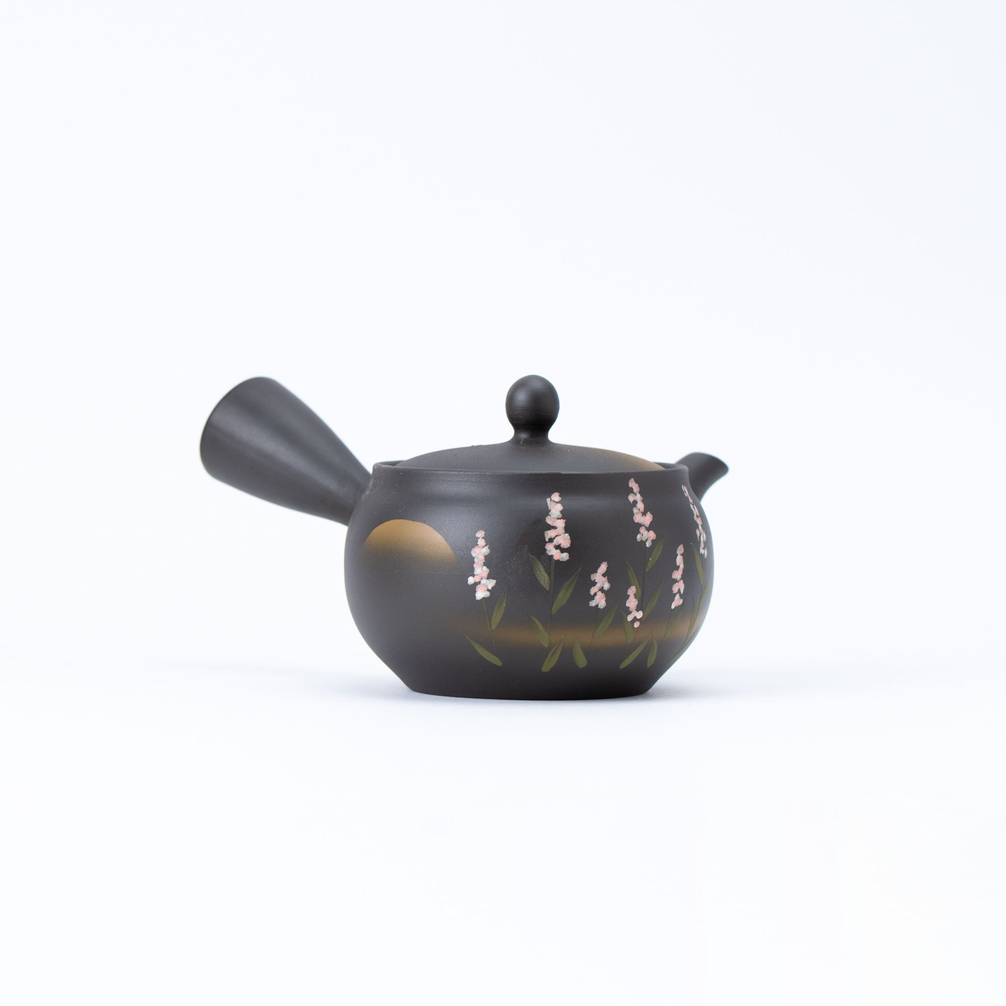 Tokoname Hand Painted Floral Motif Teapot