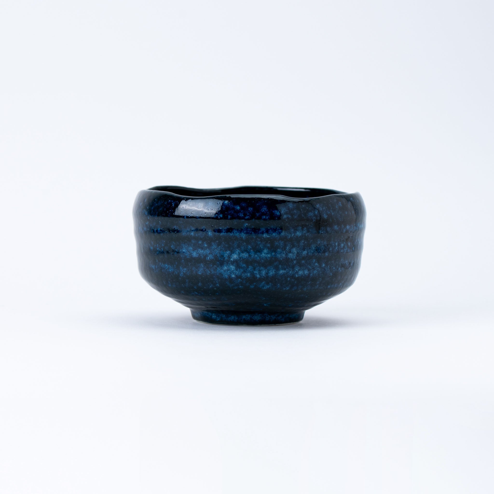 Tokoname Matcha Bowl – Indigo Flow