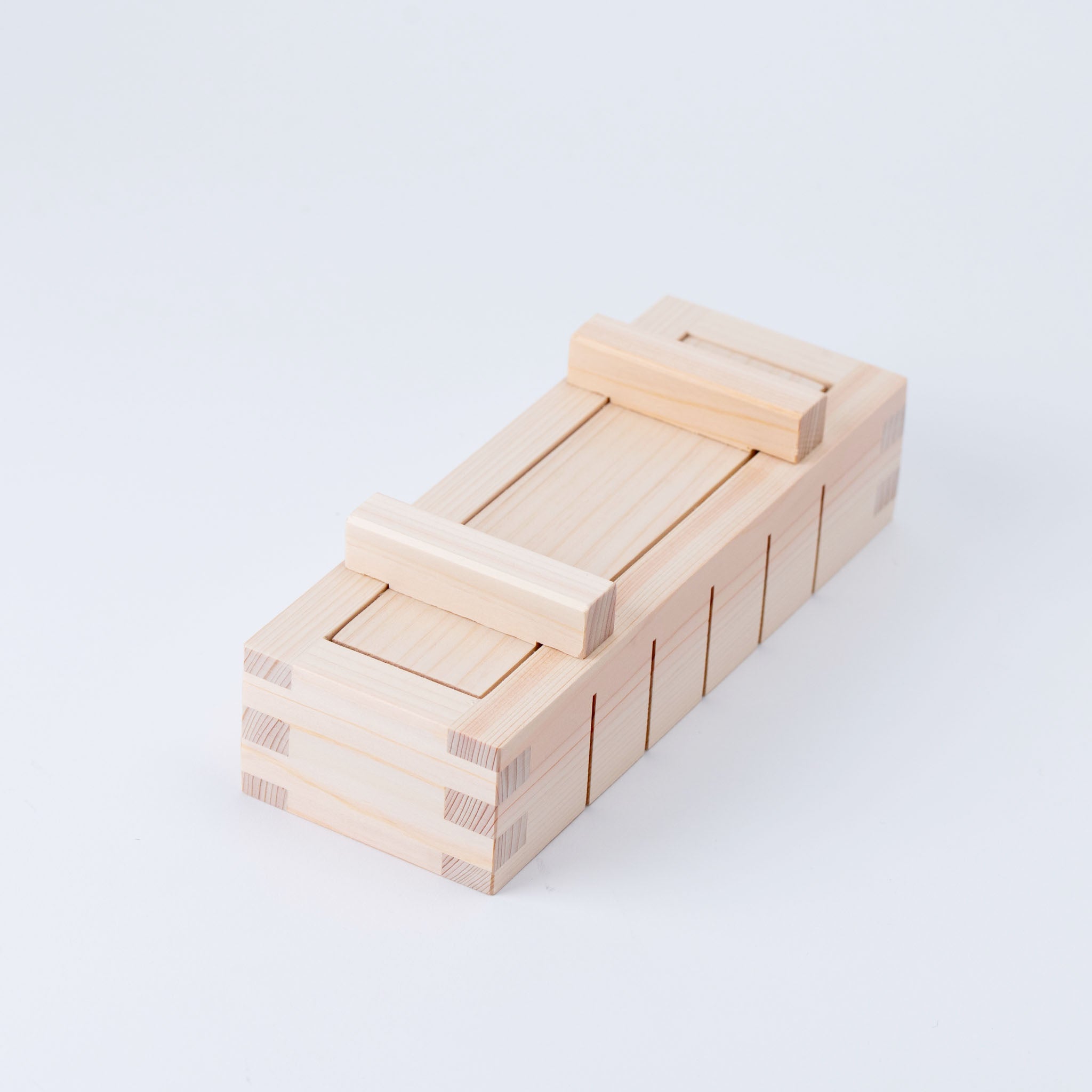 Hinoki Oshizushi Press — Rectangular Type