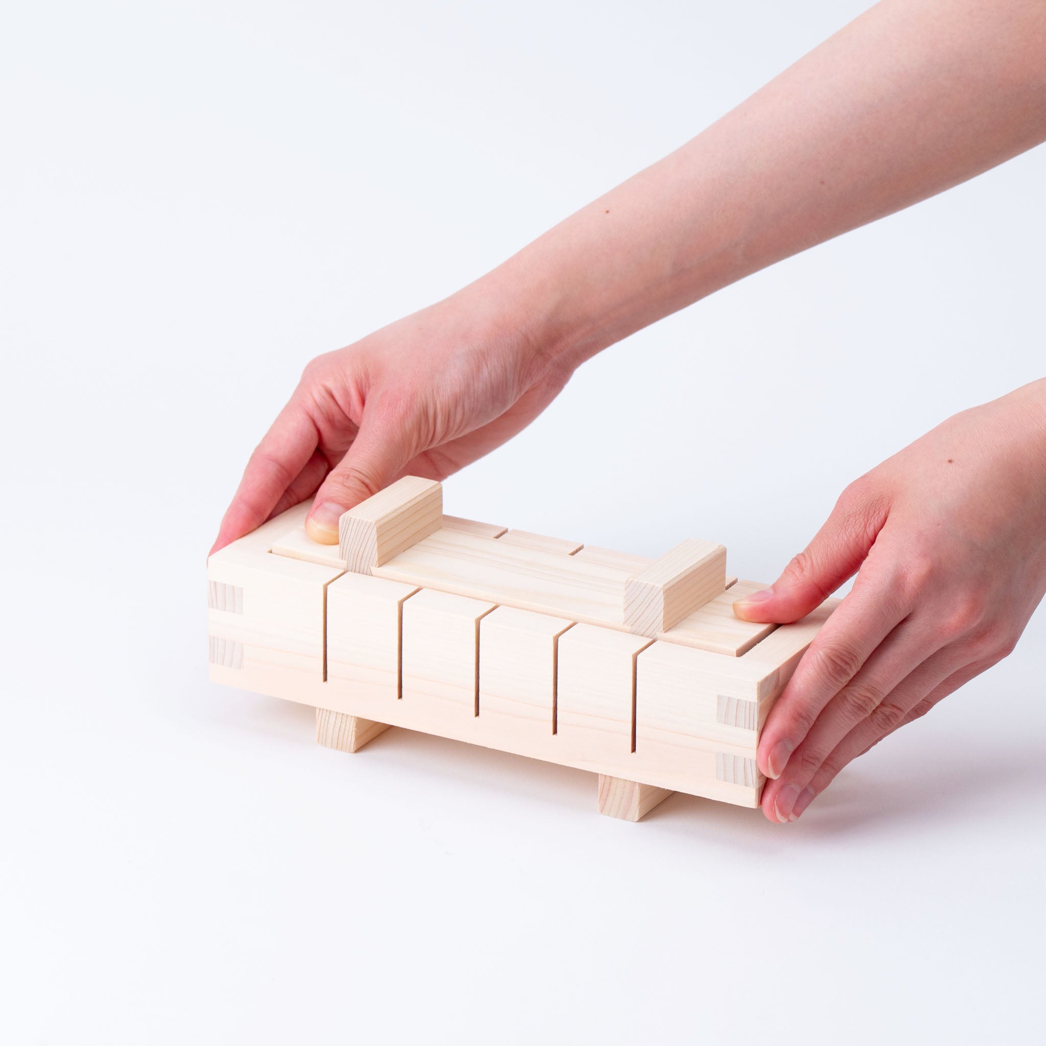 Hinoki Oshizushi Press — Rectangular Type