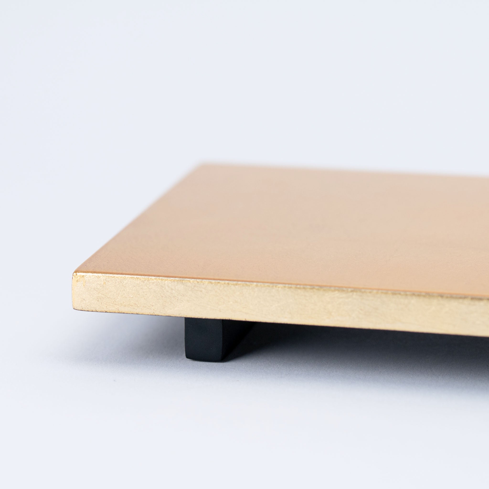 Gold Leaf Finish Sushi Plate