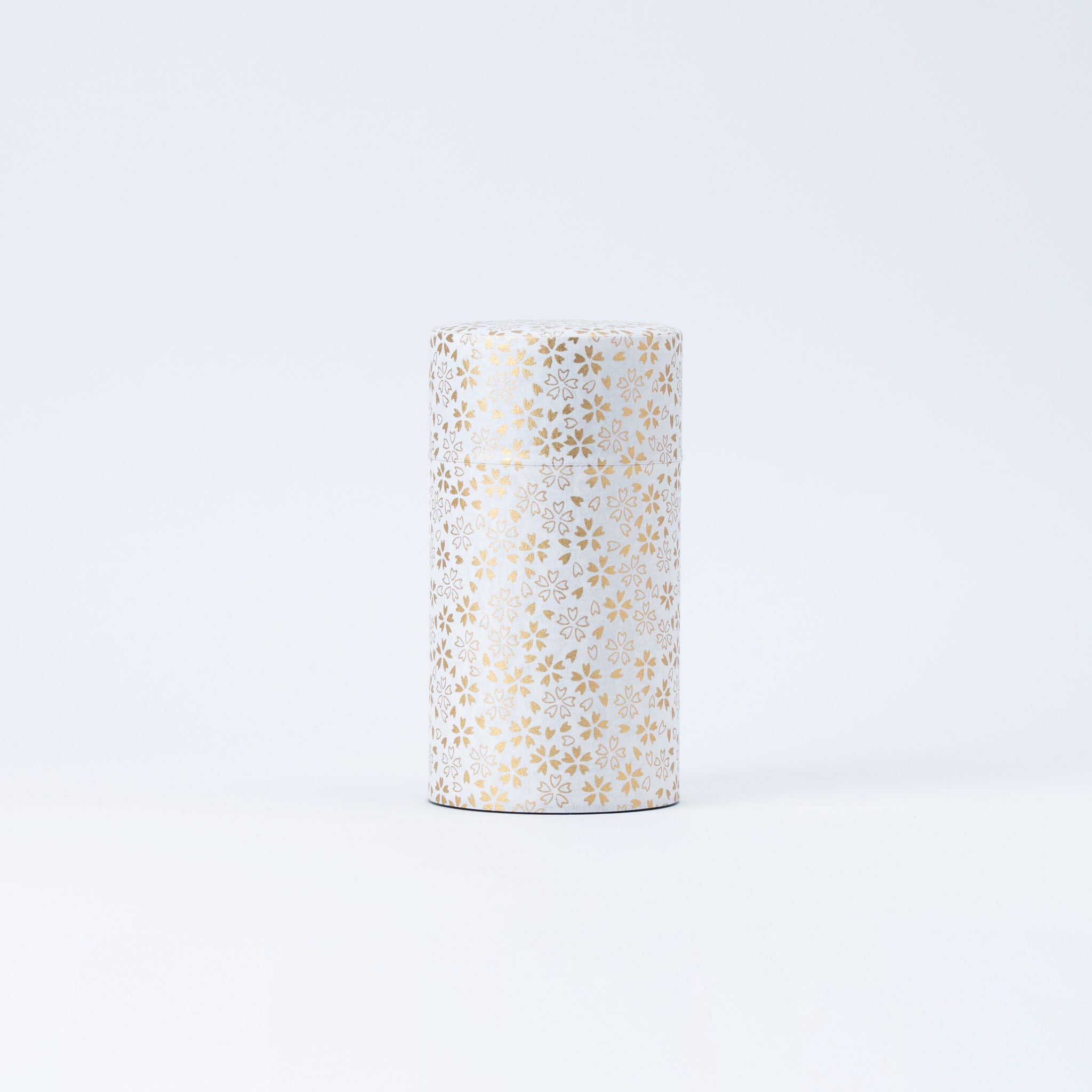 White Blossom Washi Tea Canister
