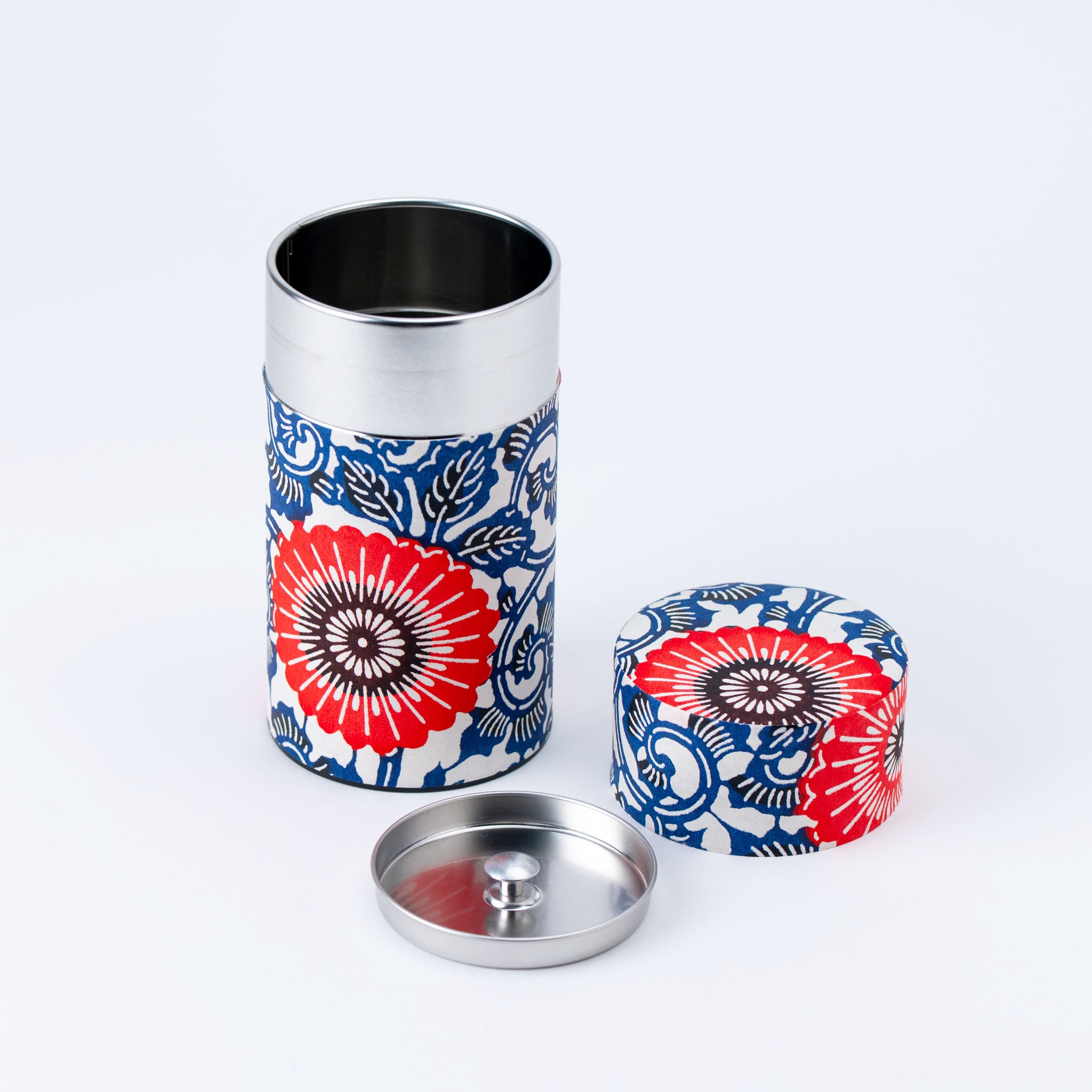 Cotowaku Red Chrysanthemum Tea Canister