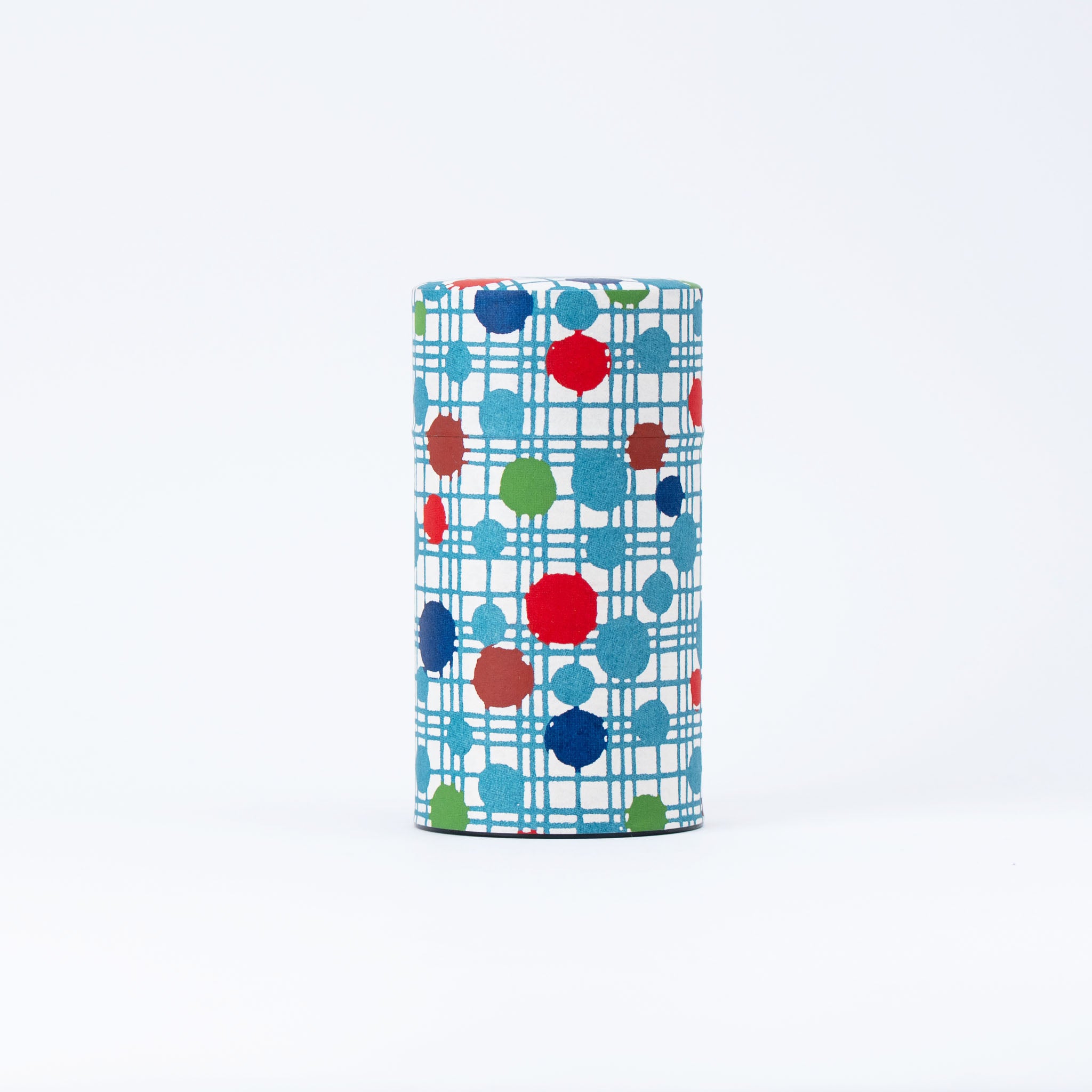 Cotowaku Colorful Grid Tea Canister