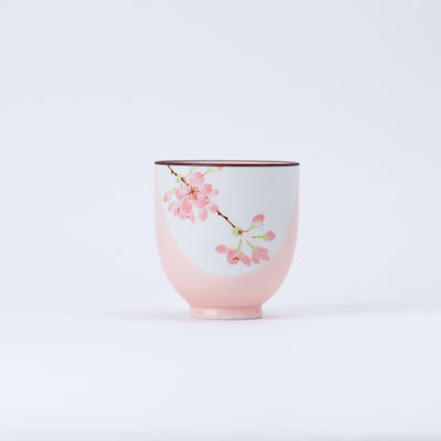 Sakura Pink Hand-Painted Teacup