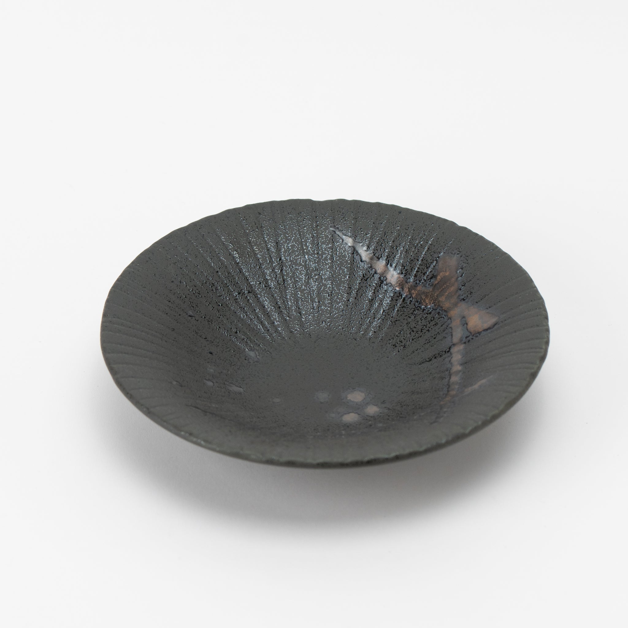 Black Gold Flow Carved Multi-Purpose Bowl