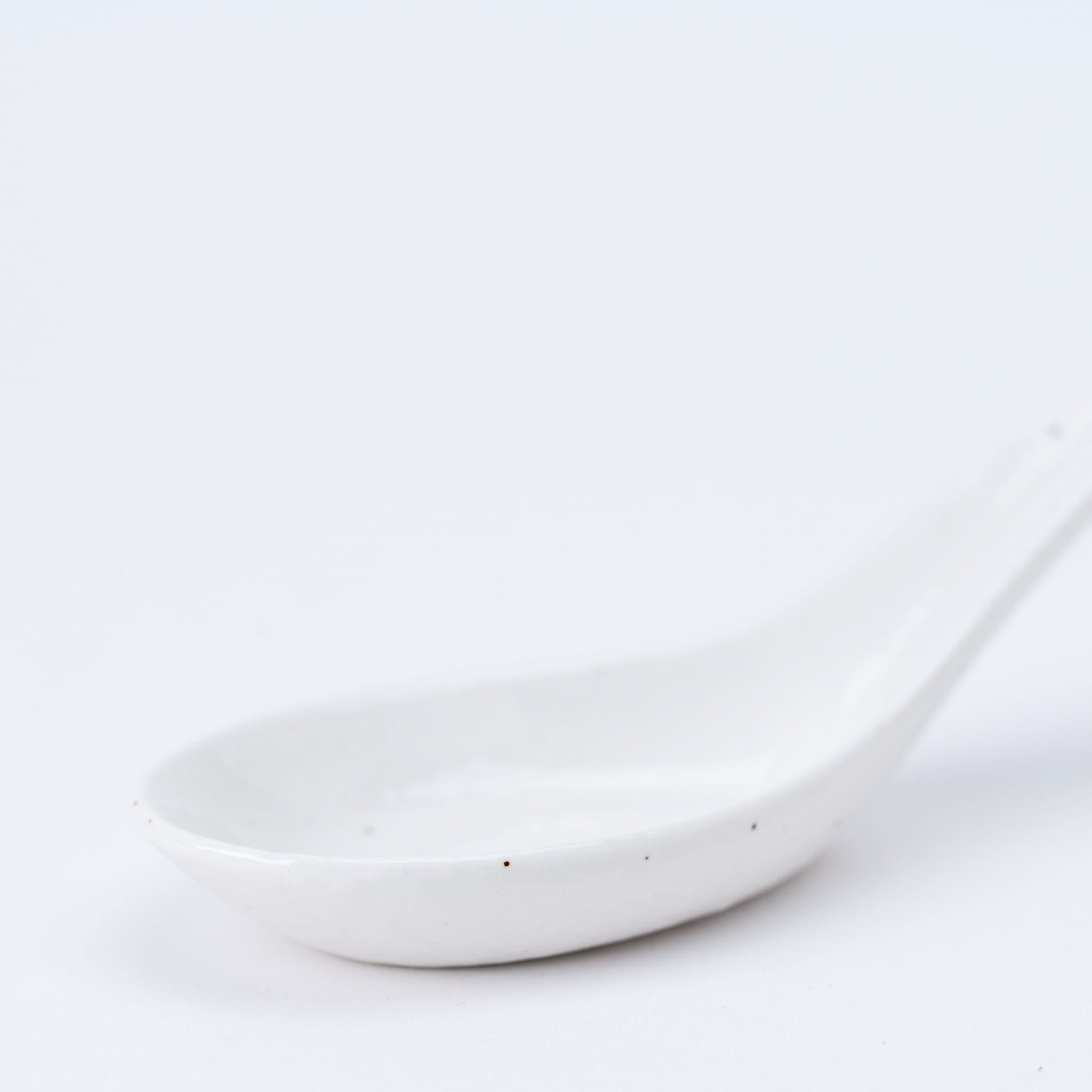 White Ceramic Renge Spoon