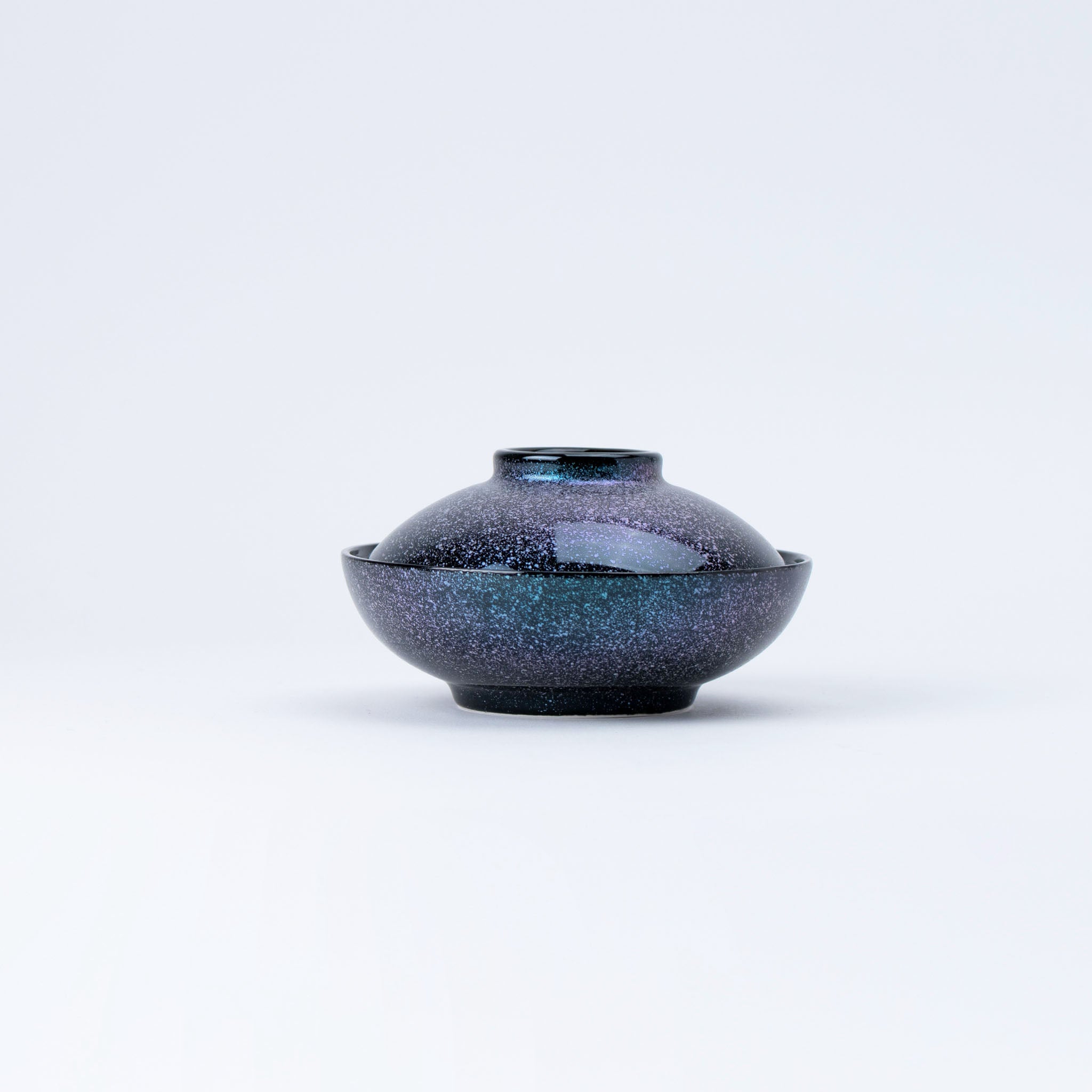Galaxy Glaze Lidded Bowl