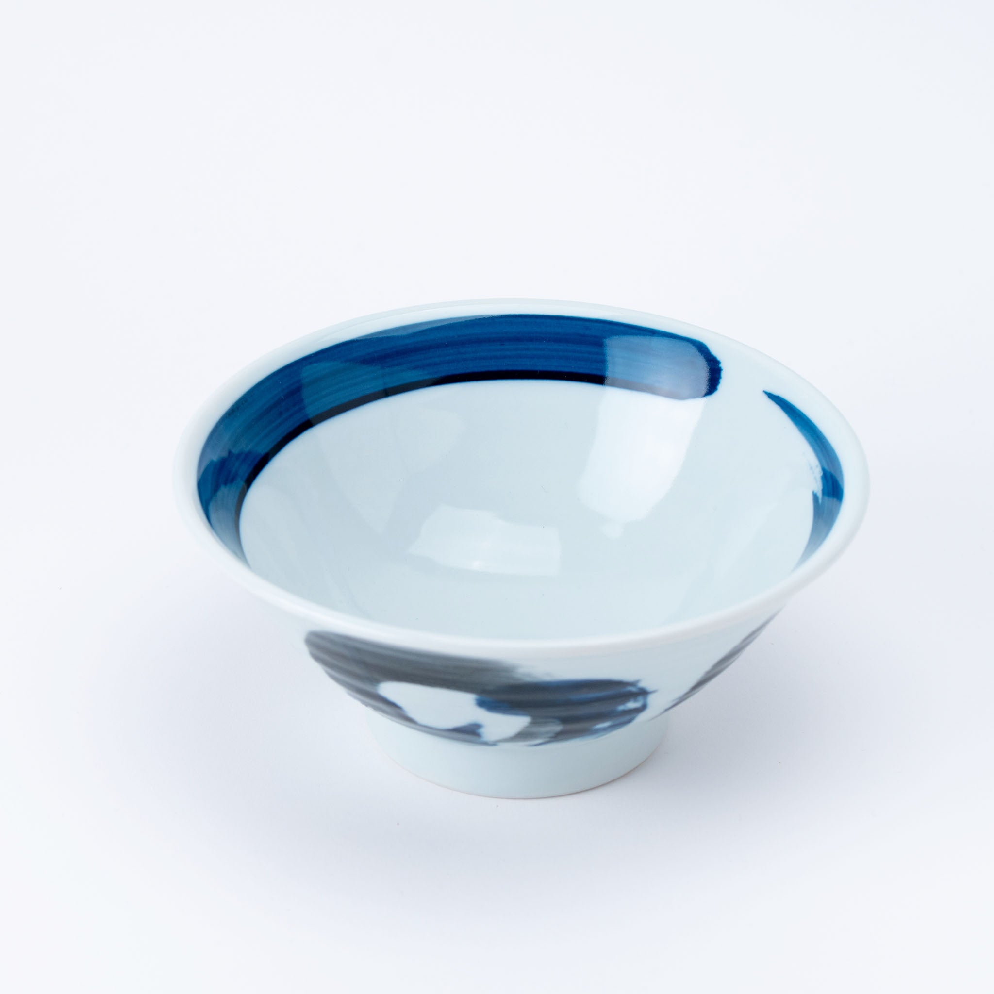 Blue Brushstroke Donburi Bowl