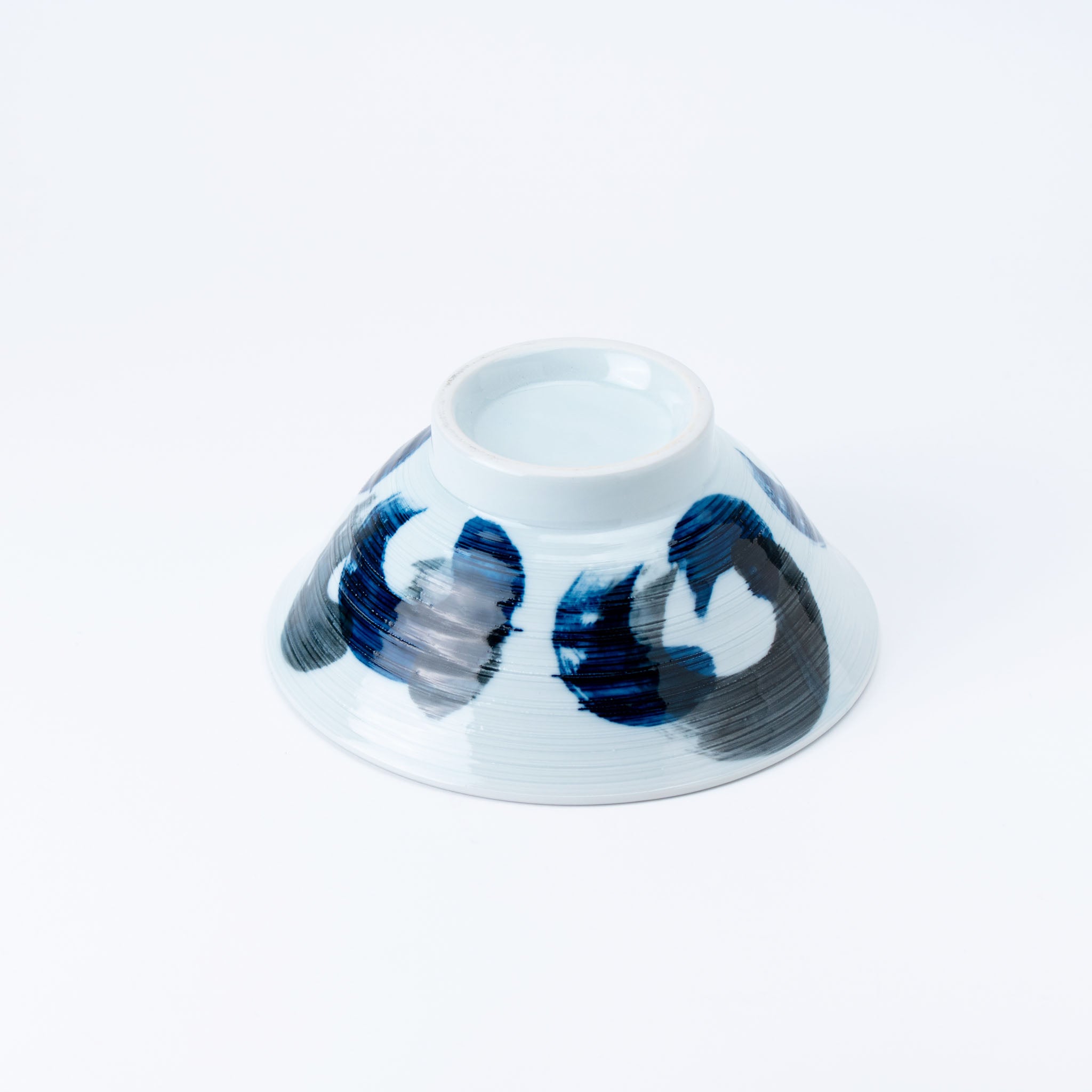 Blue Brushstroke Donburi Bowl