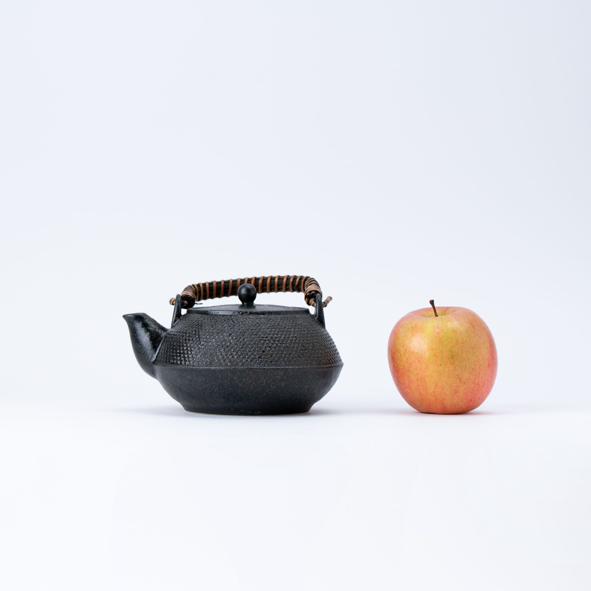 Nambu-style Black Teapot (with Tea Strainer)