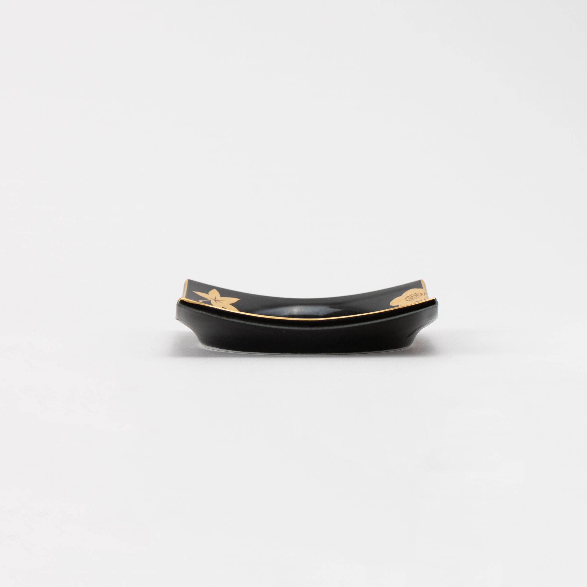 Black Glaze Shunju Square Plate