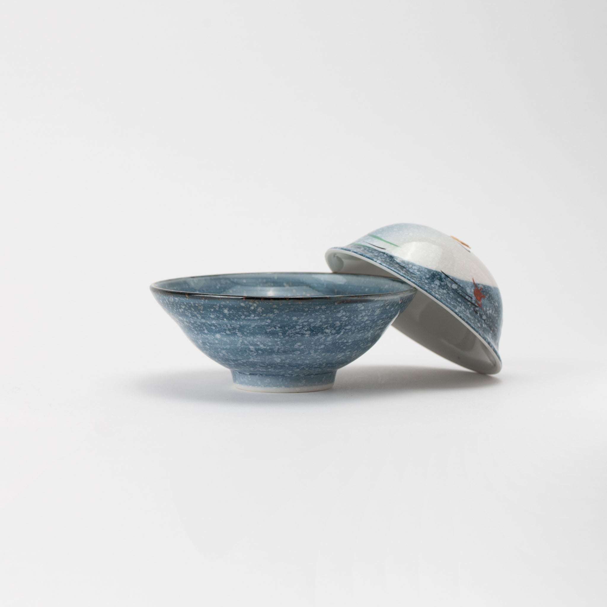 Fugetsu Round Lidded Mukozuke Bowl