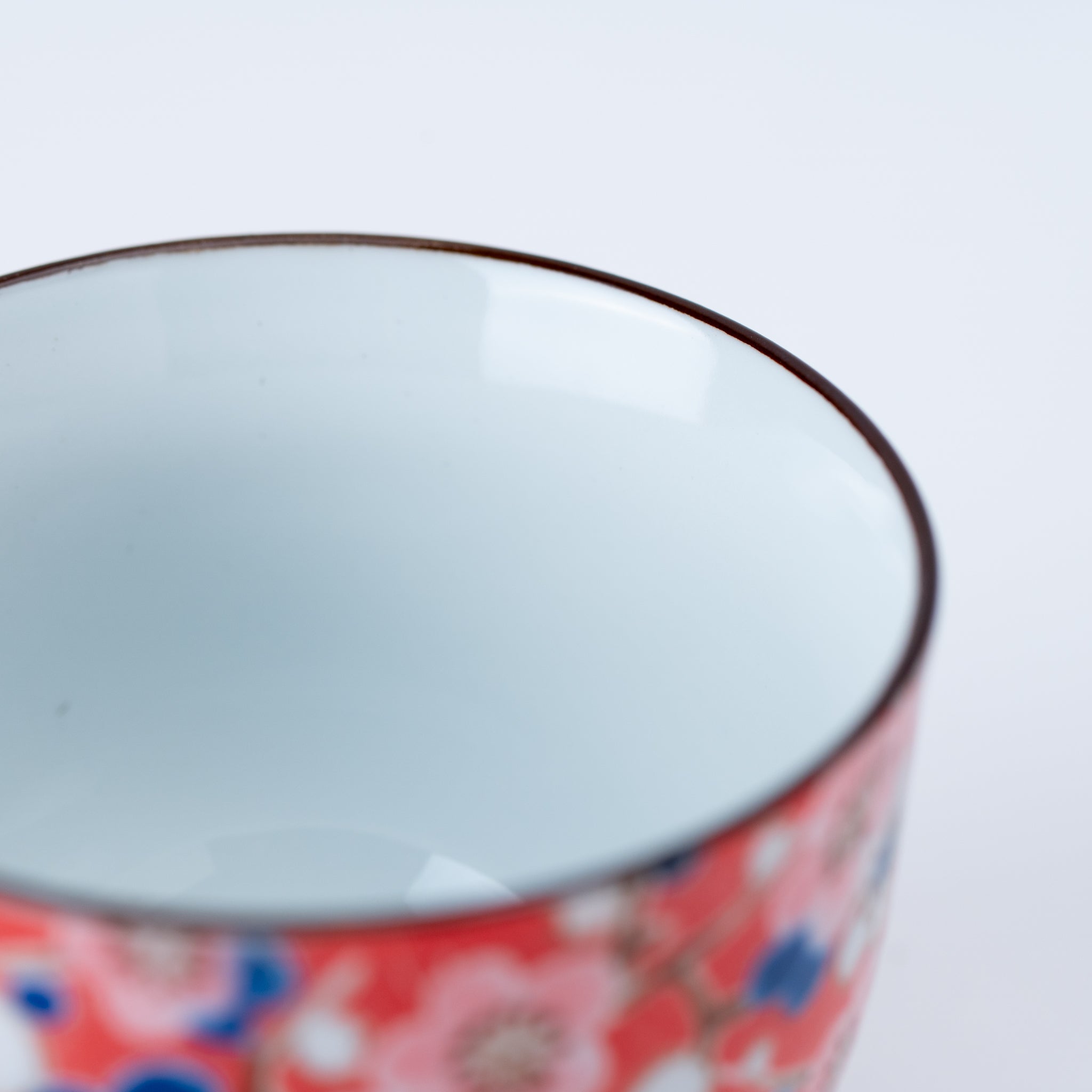 Handcrafted Japanese Ume Plum Blossom Kyusu Teapot & Yunomi Teacup Set