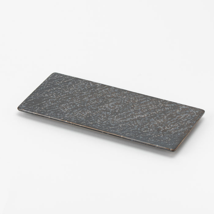 Gold Crystal Rectangular Plate