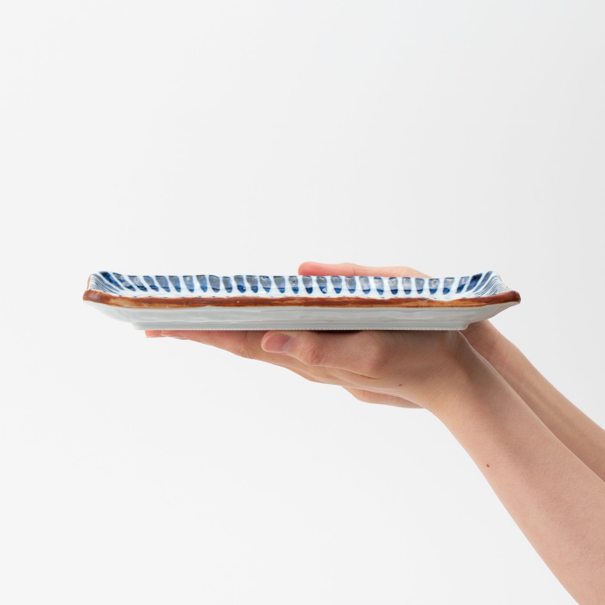 Indigo Tokusa Rectangular Plate