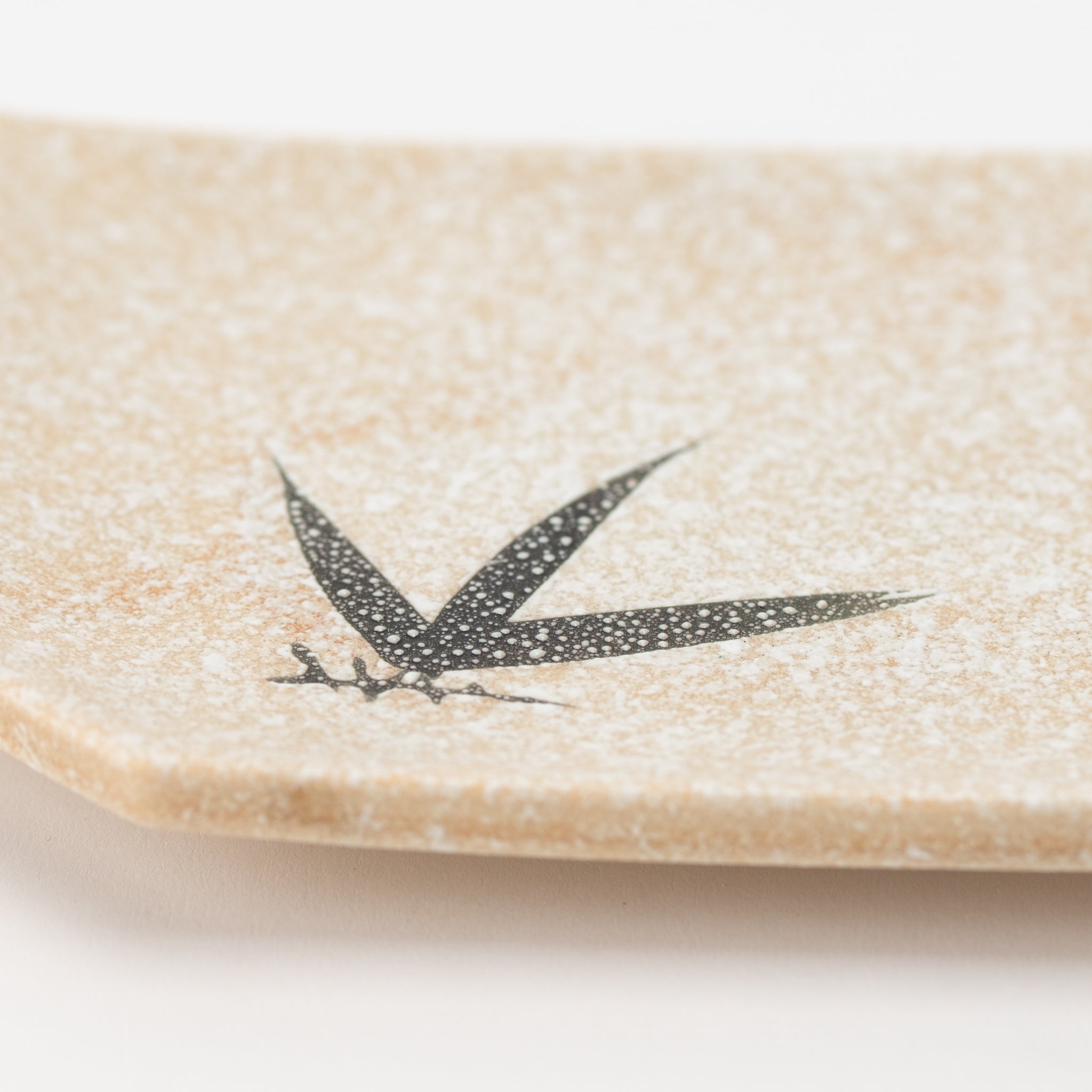 Ishiyaki Bamboo-Leaf Rectangular Dish