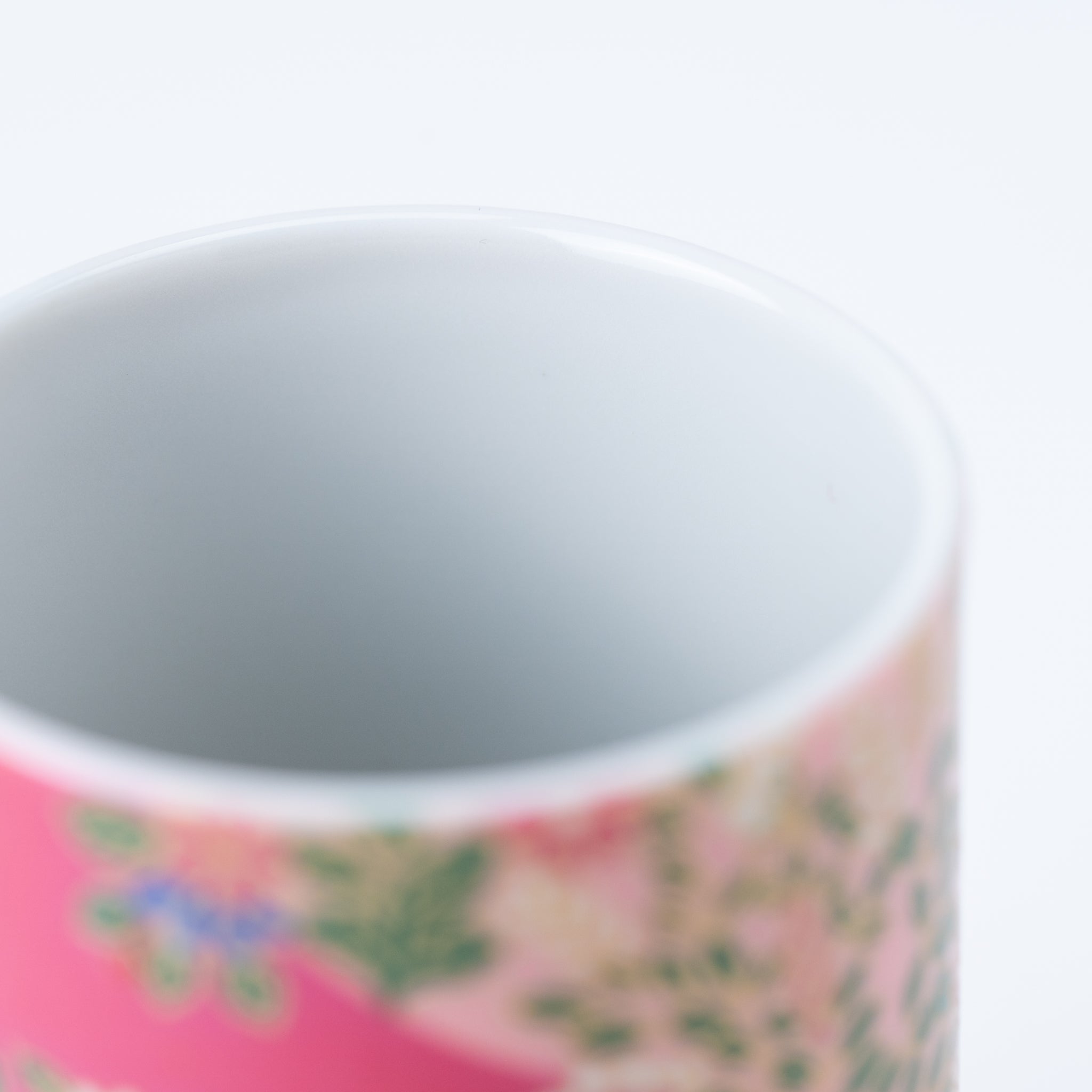 Vibrant Flowers Yunomi Teacup Set of 5