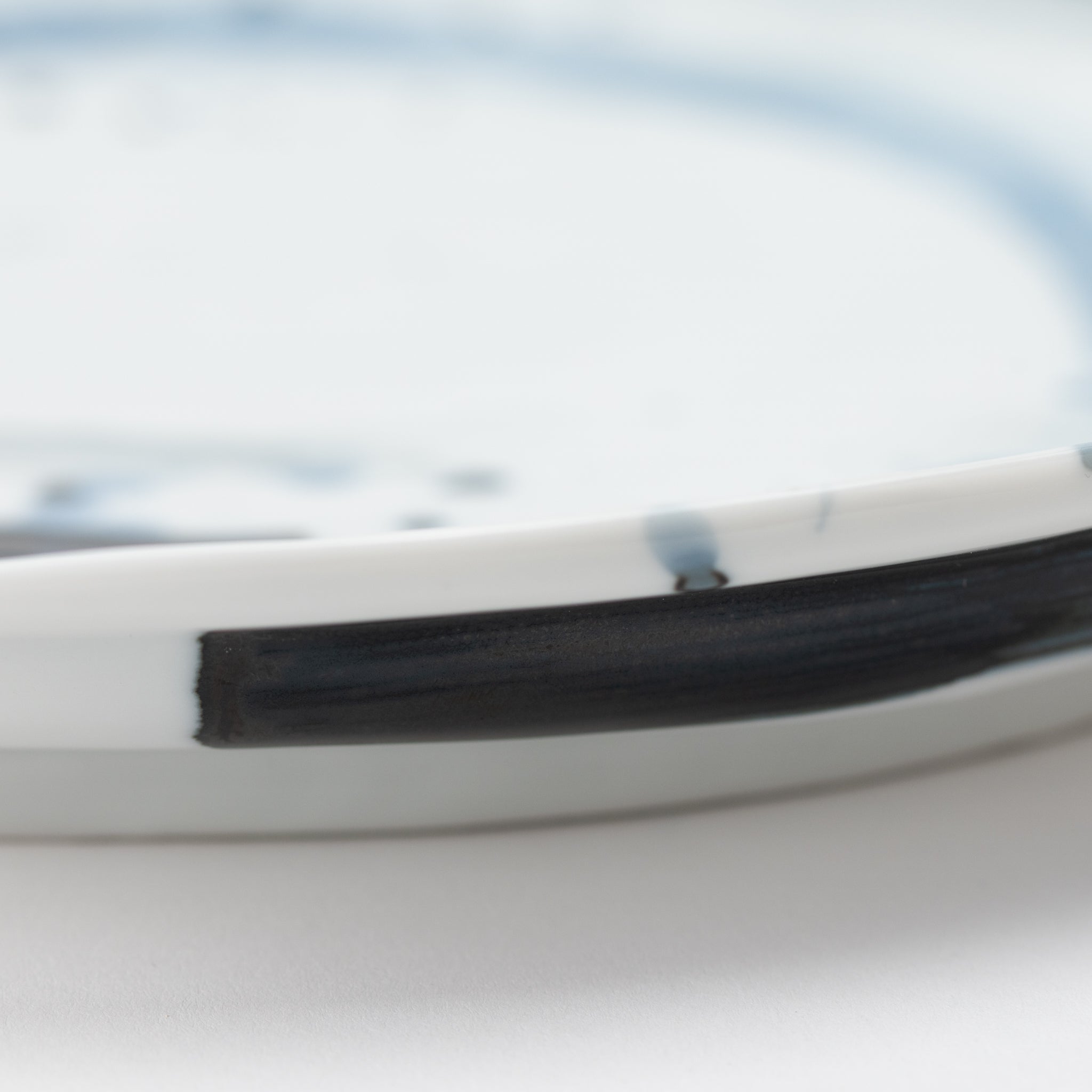 Gosu Brushstroke Irregular Shaped Plate