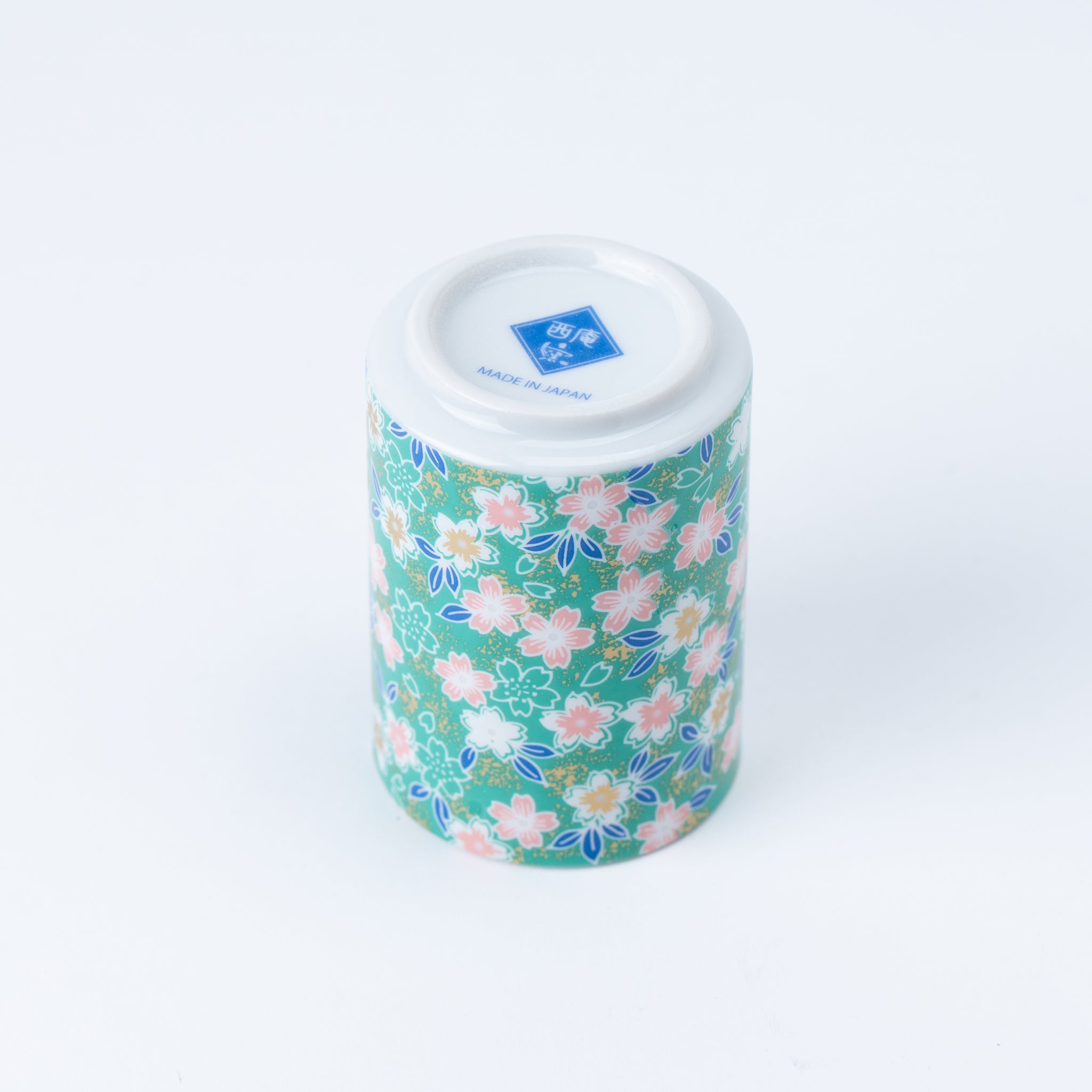 Vibrant Flowers Yunomi Teacup Set of 5