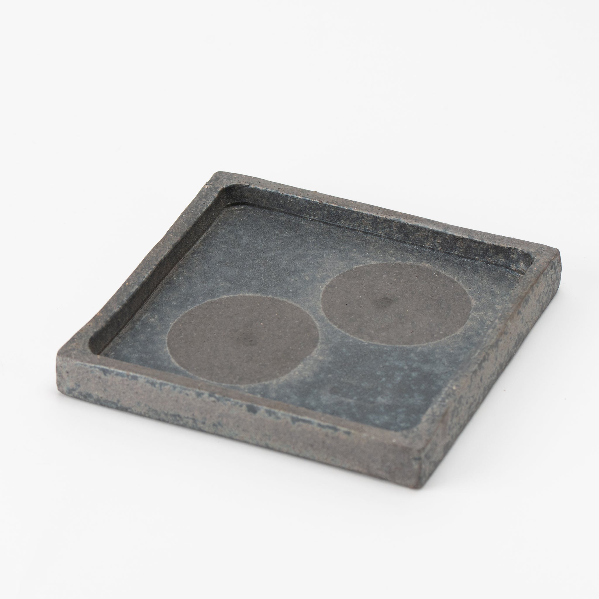 Black Kiln Reversable Square Plate
