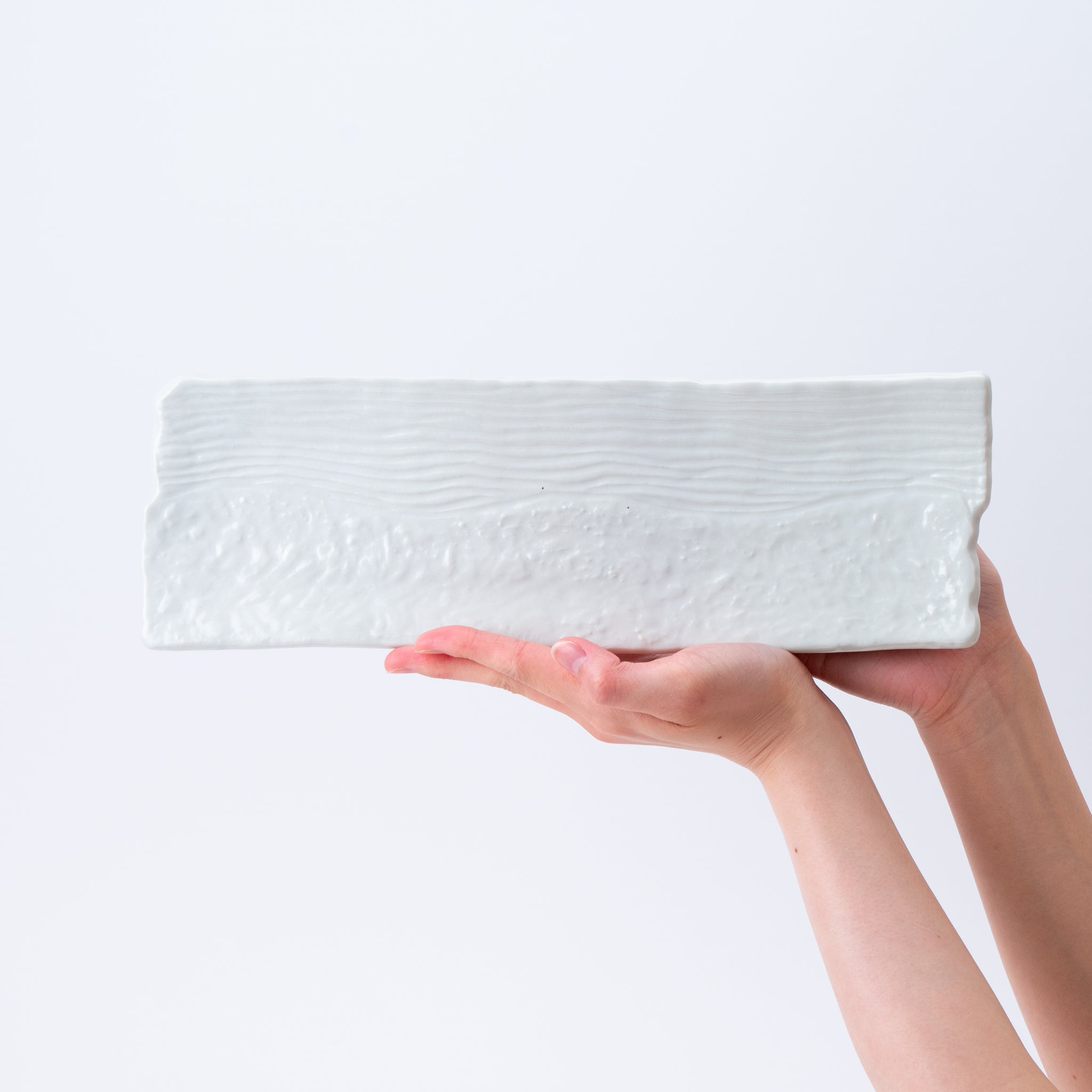 Rectangular Plate – Snow White Flow