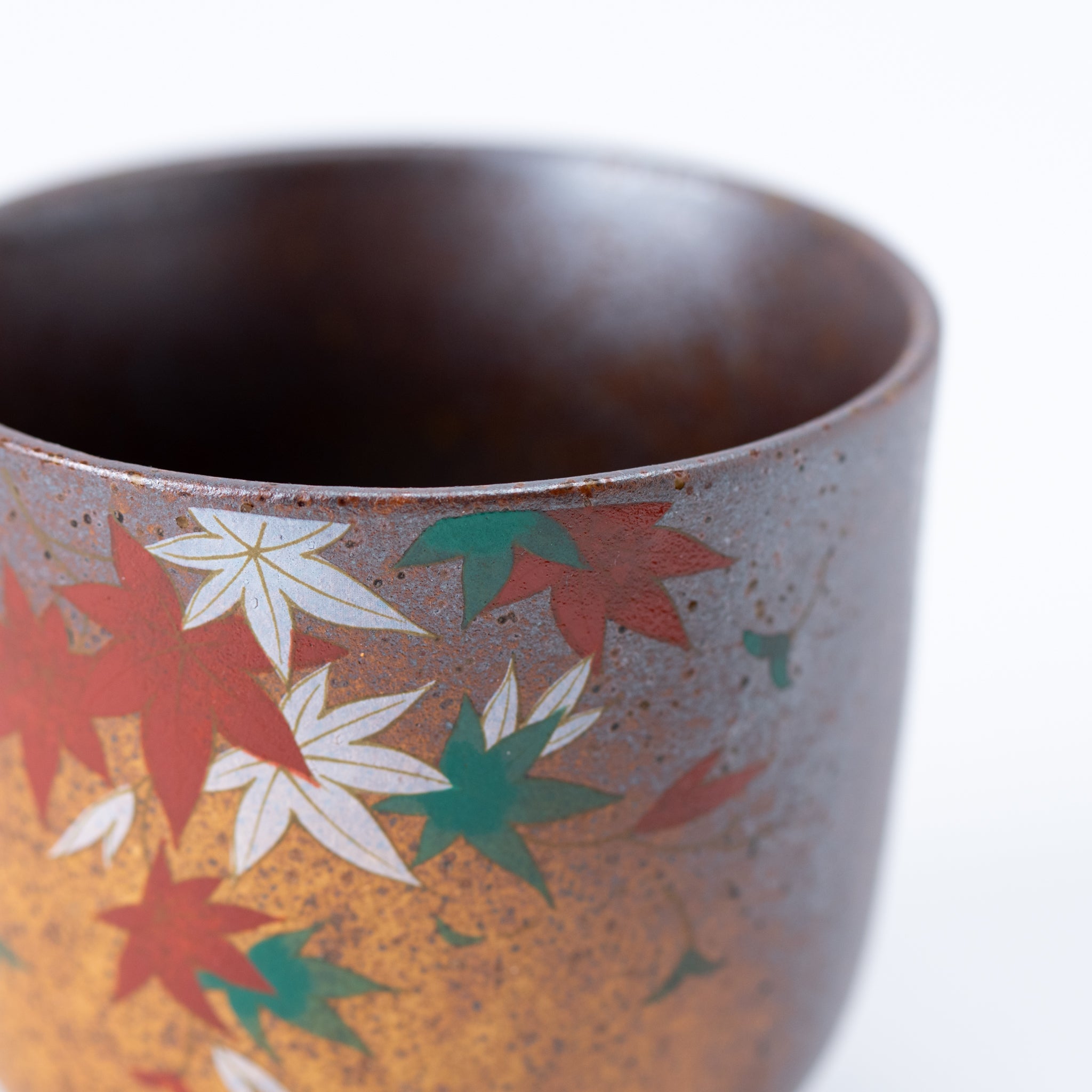 Autumn Maple Motif Chawanmushi Lidded Bowl