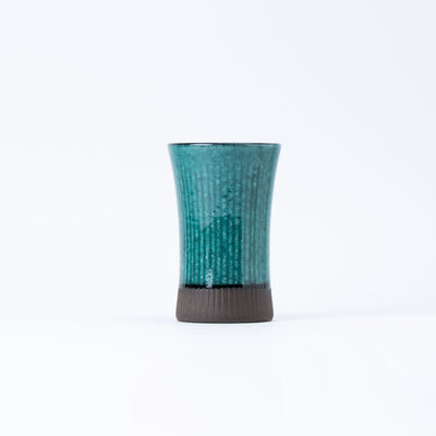 Deep Green Glaze Cup