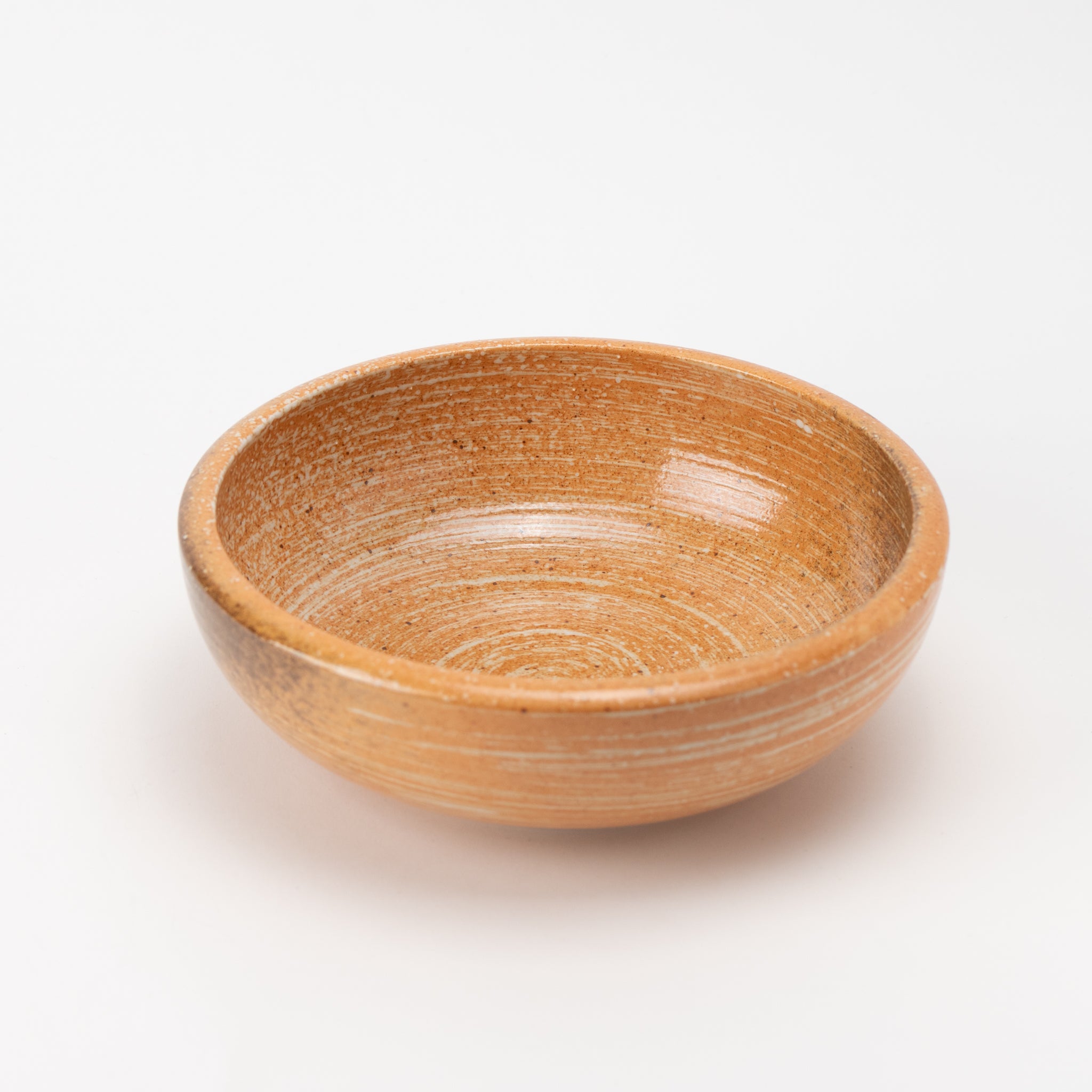 Earth-Tone Tied Handle Bowl