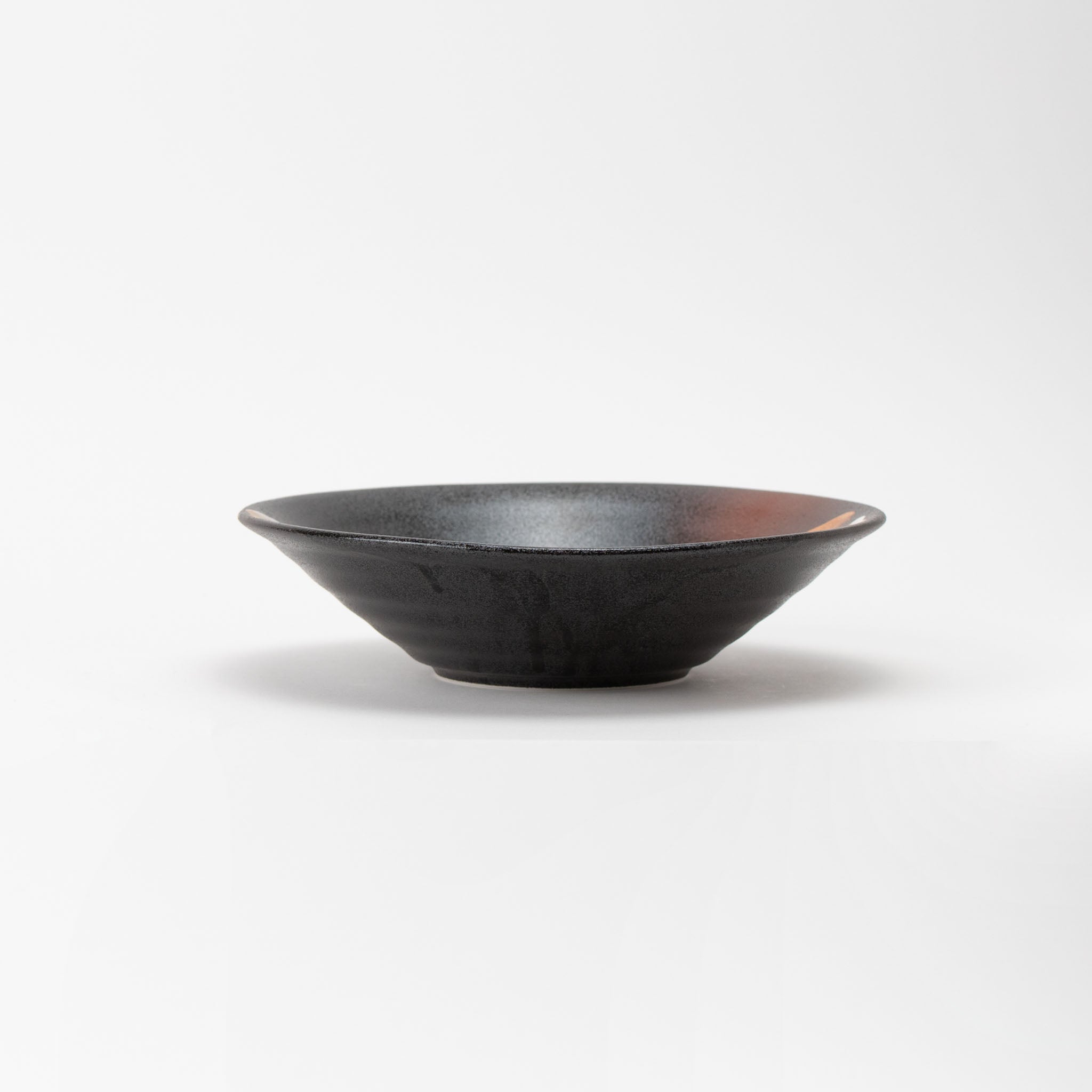 Fire-Color Brushstroke Bowl