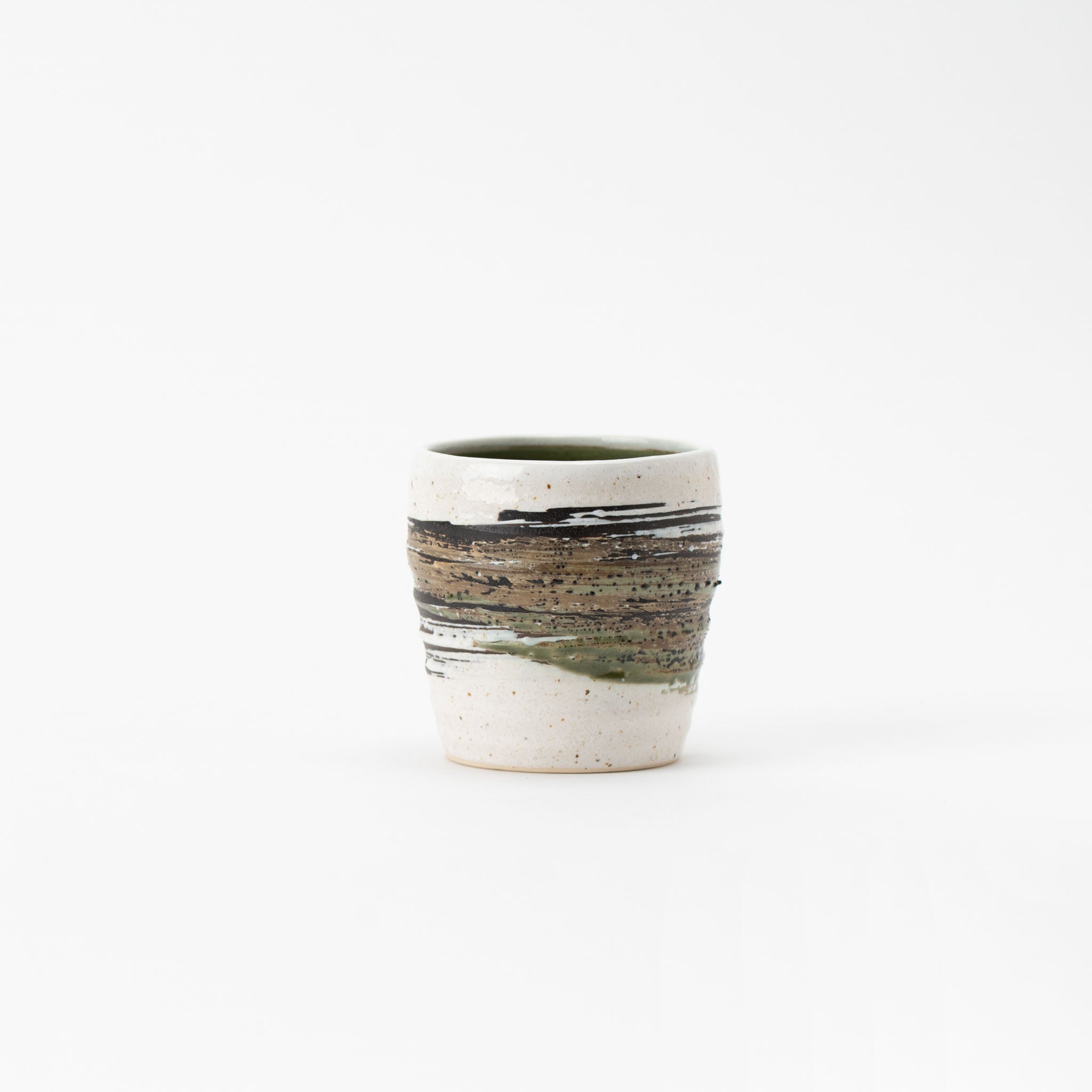 White Glaze Modern Cup