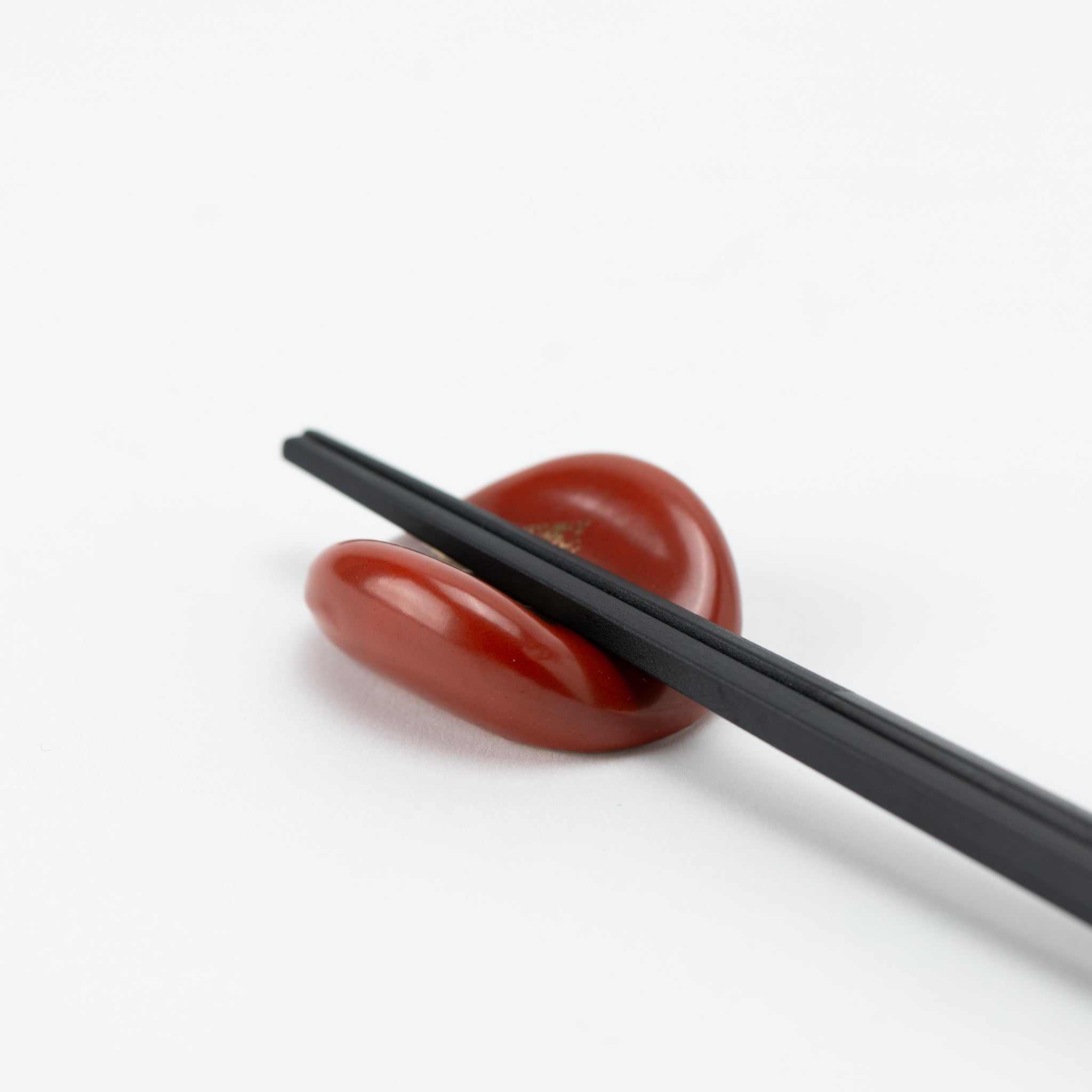 Gold Brown Matte Cocoon-Shaped Chopstick Rest