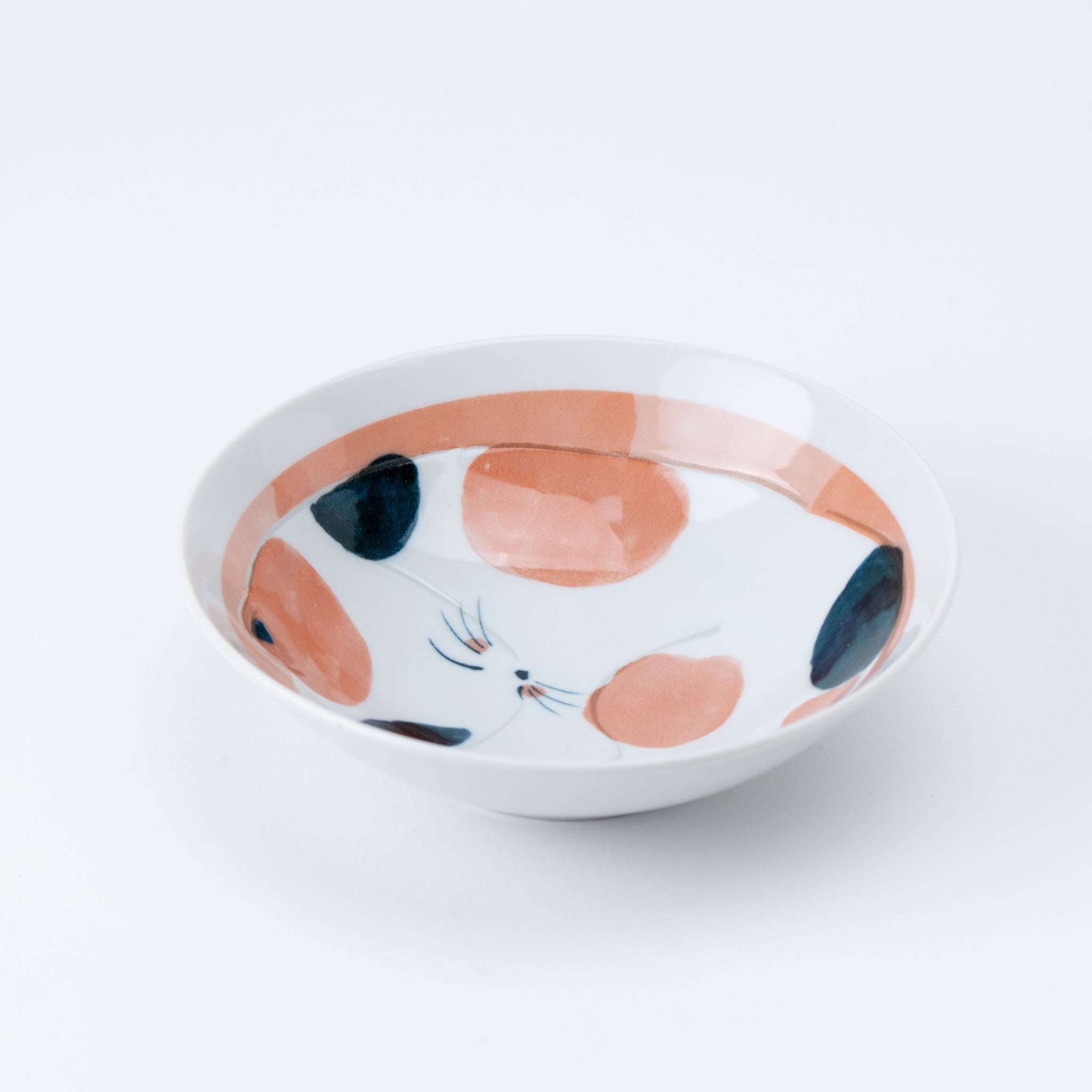 Small Bowl – Sleeping Calico Cat