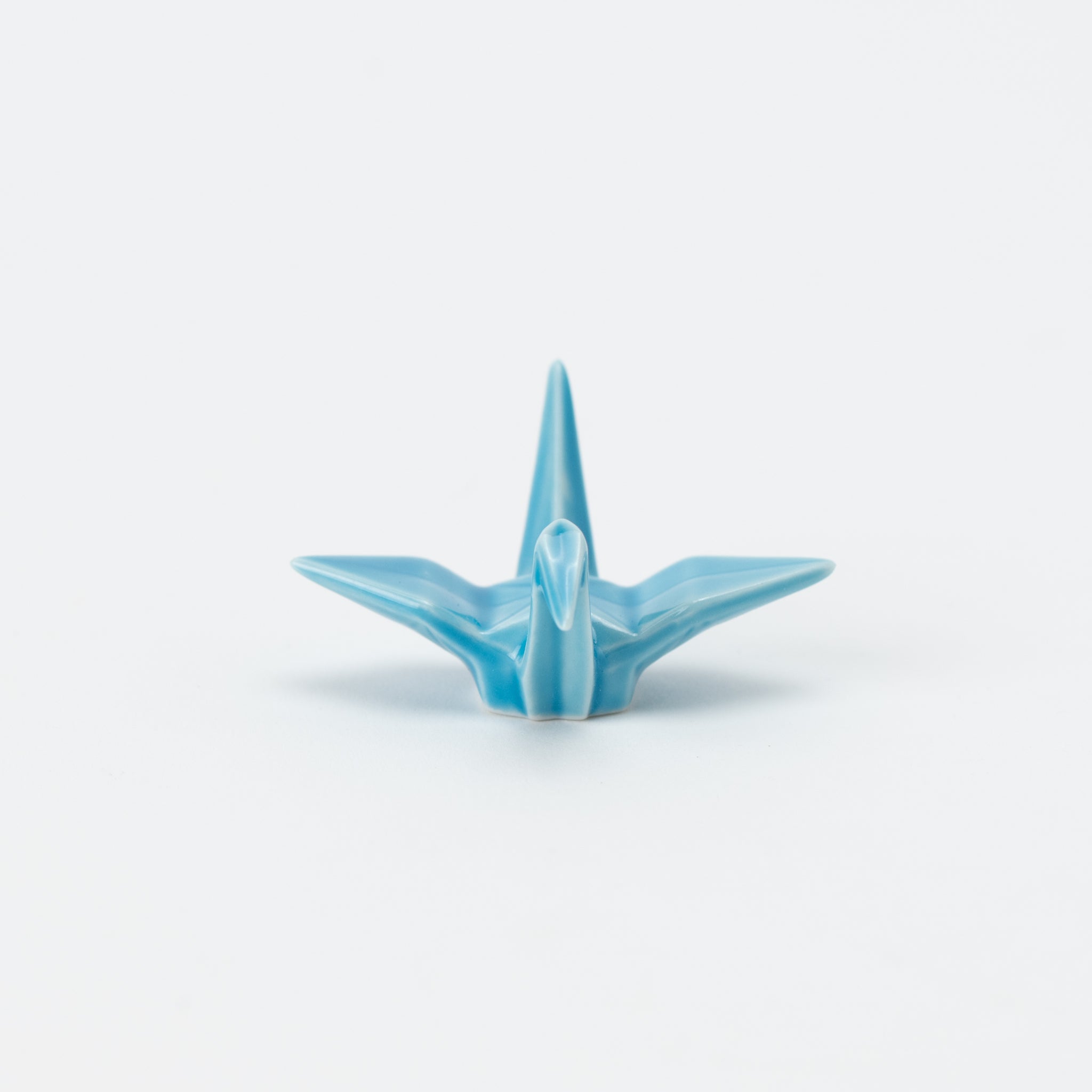 Origami Crane Light Blue Chopstick Rest