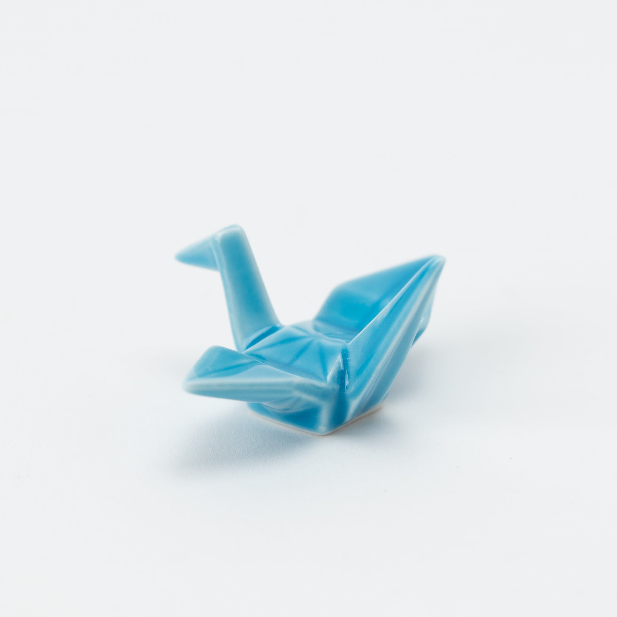 Origami Crane Light Blue Chopstick Rest