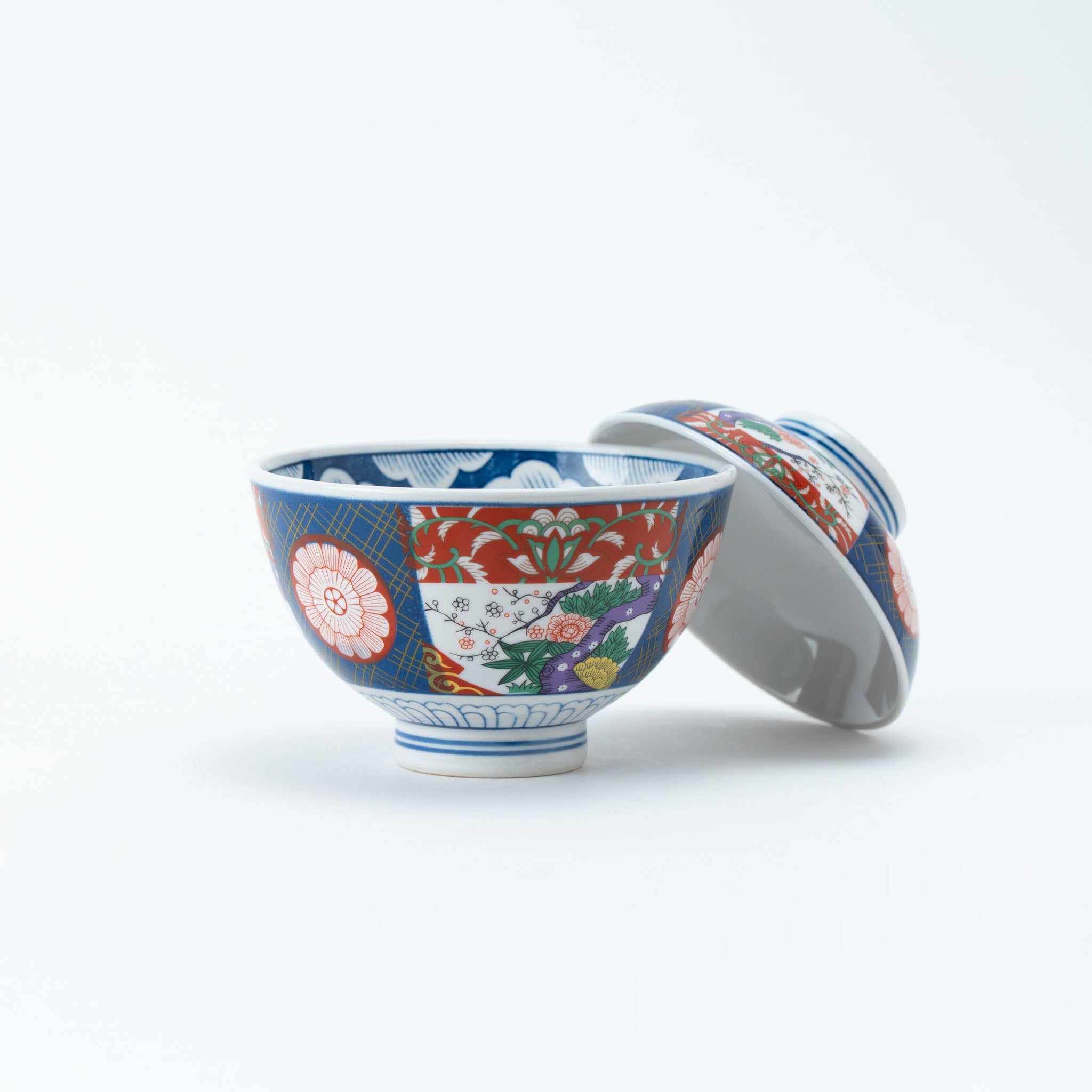 Nishiki Botan Round Lid Bowl