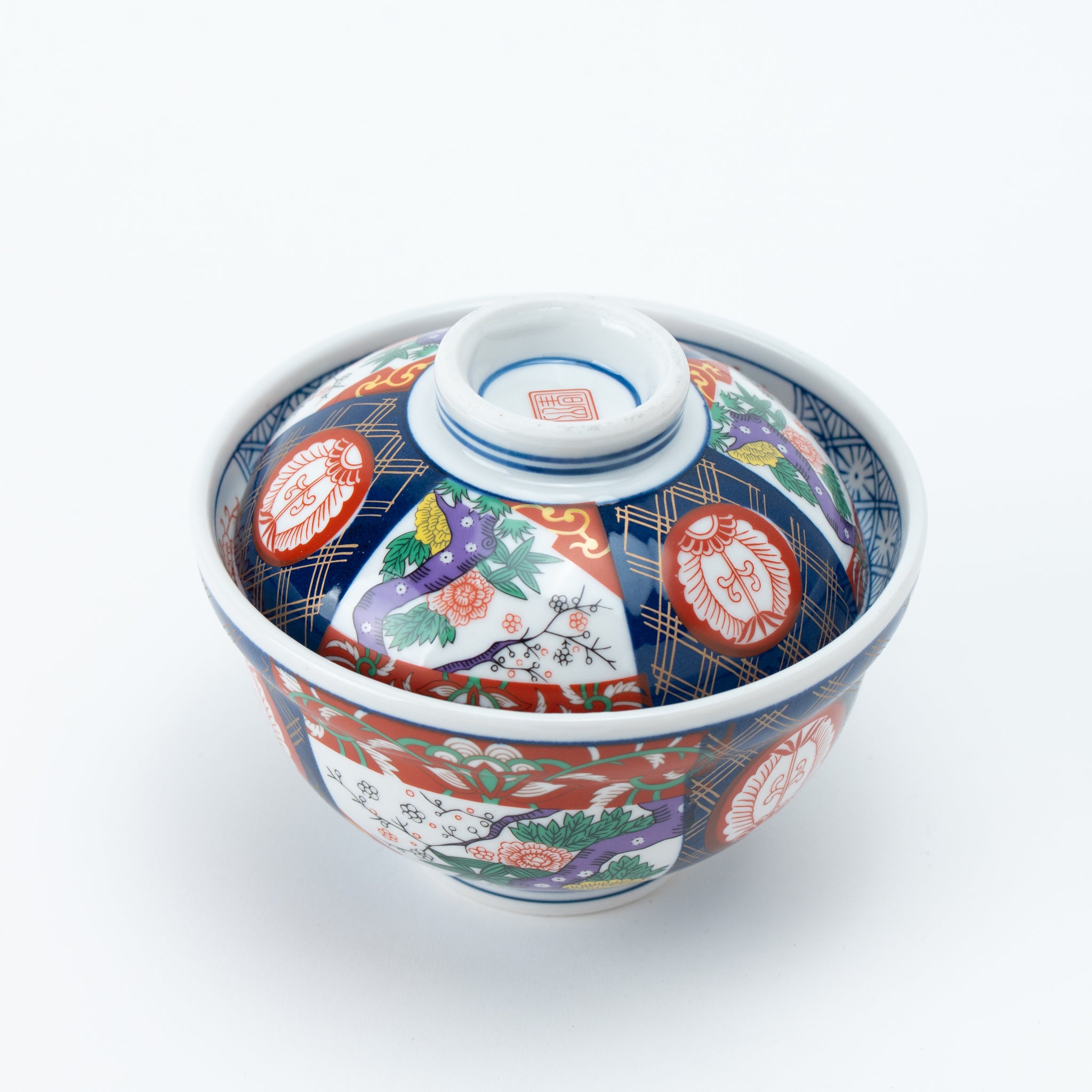 Nishiki Botan Round Lid Mini Bowl