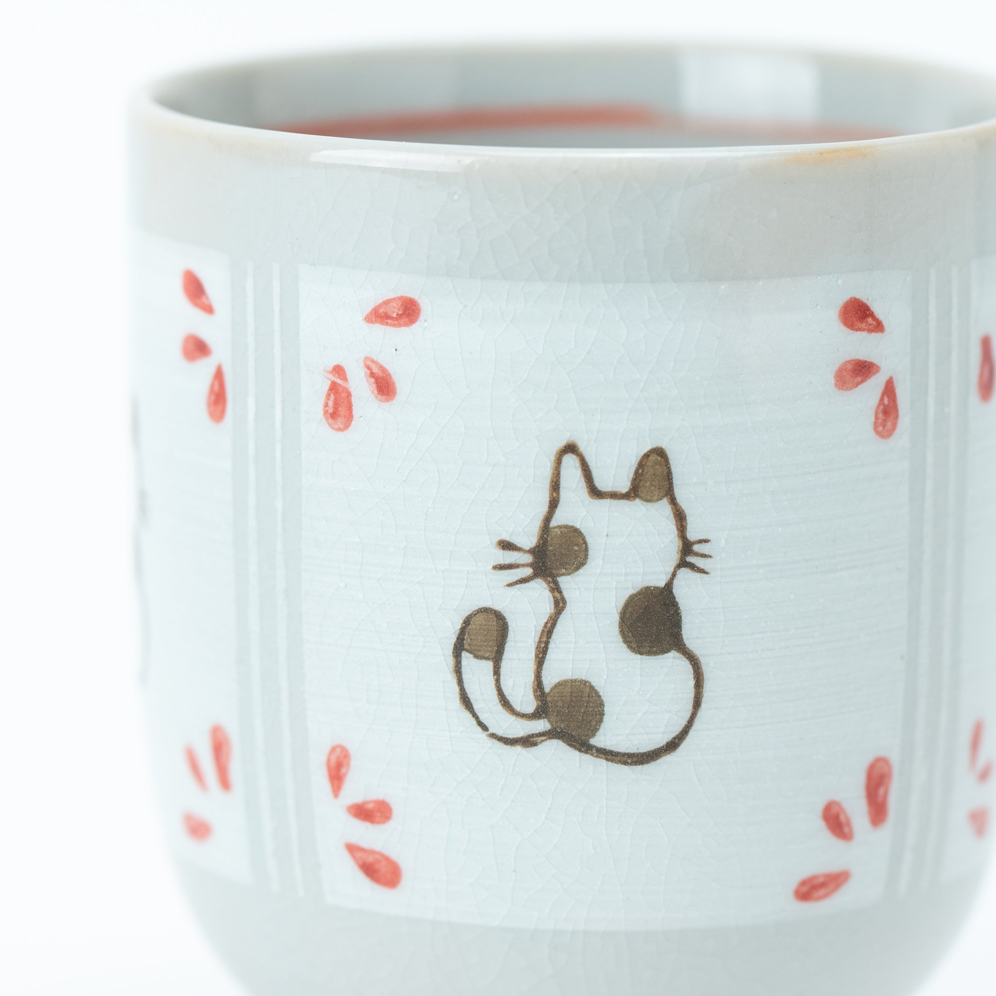 Red Cat's Back Yunomi Teacup