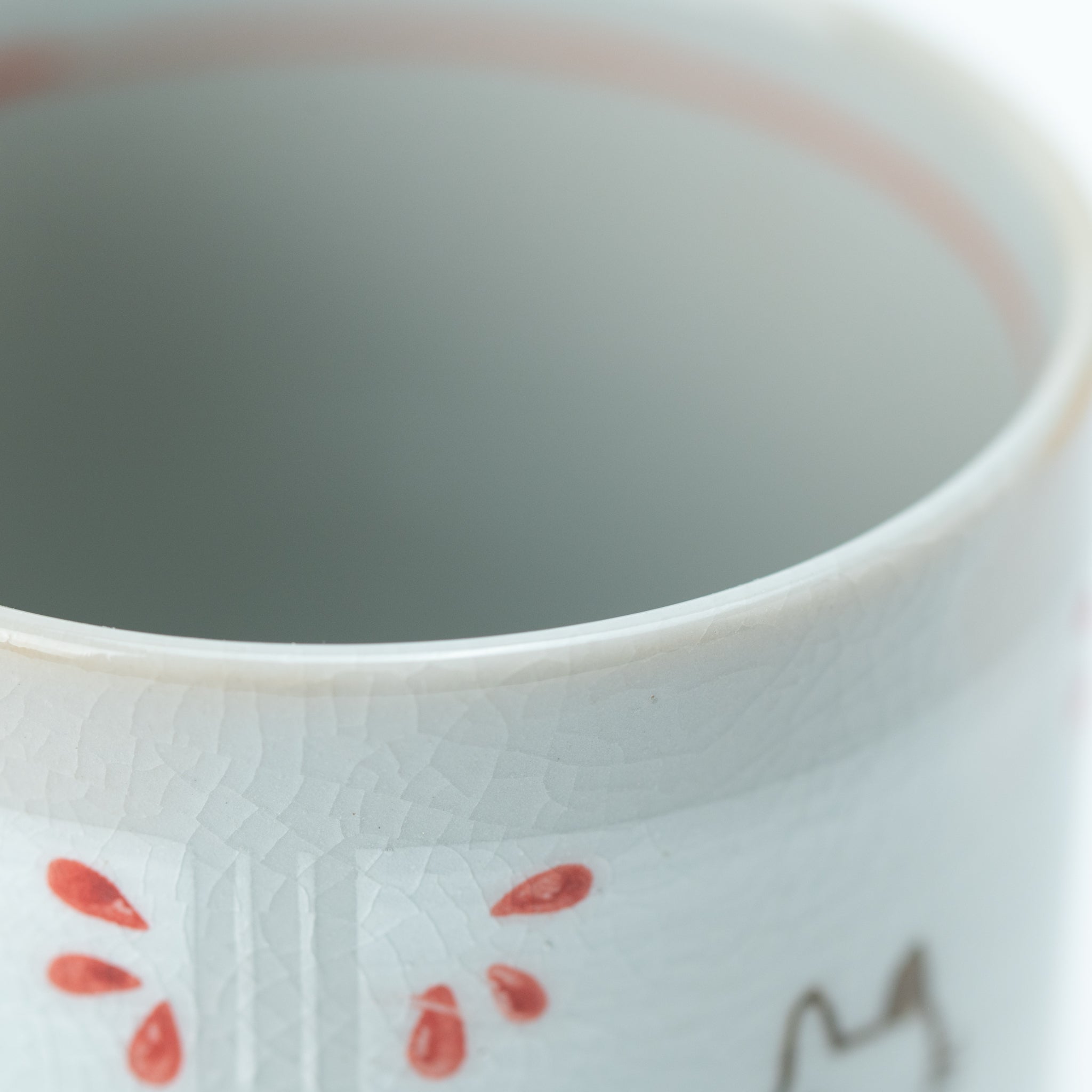 Red Cat's Back Yunomi Teacup