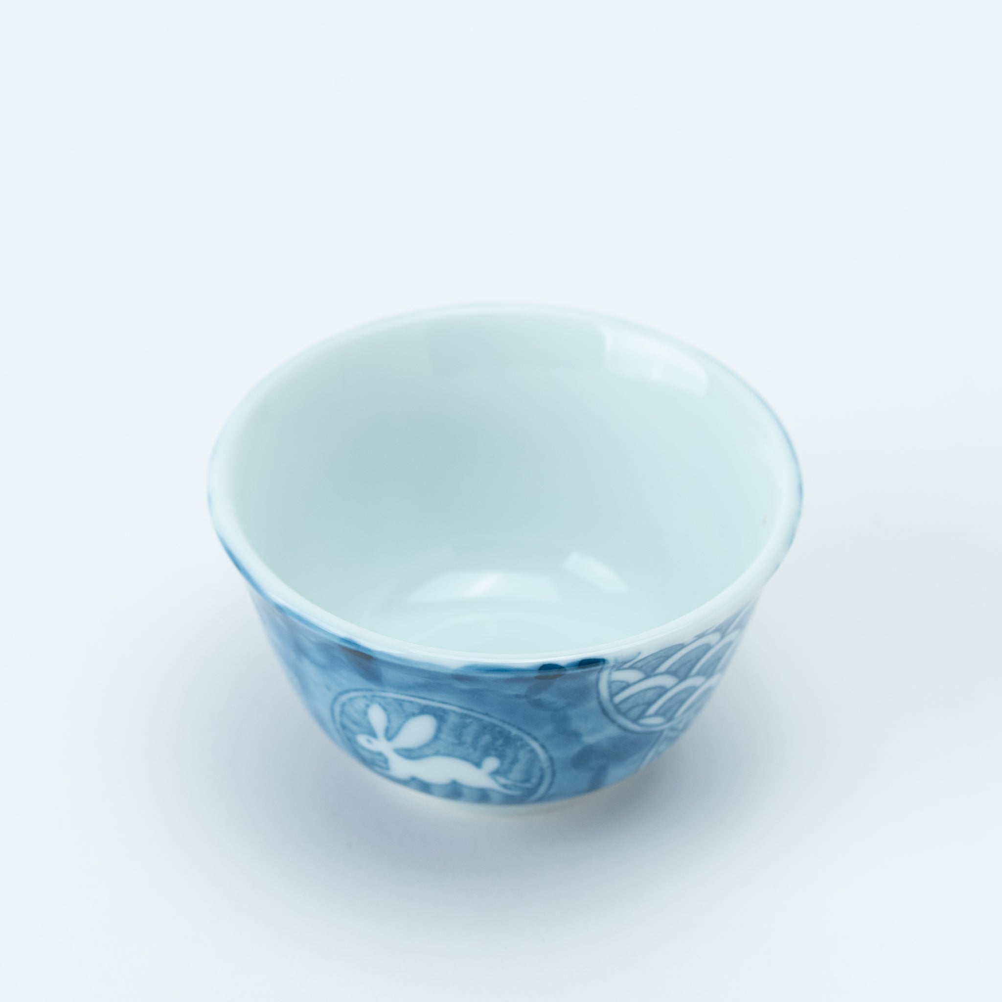 Circle Rabbit Thick Rimmed Sencha Teacup