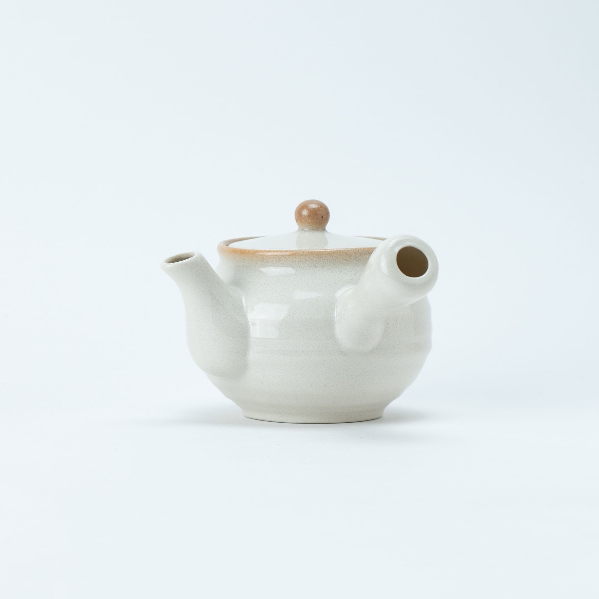 Kohiki Rokubei Teapot (with Tea Strainer)