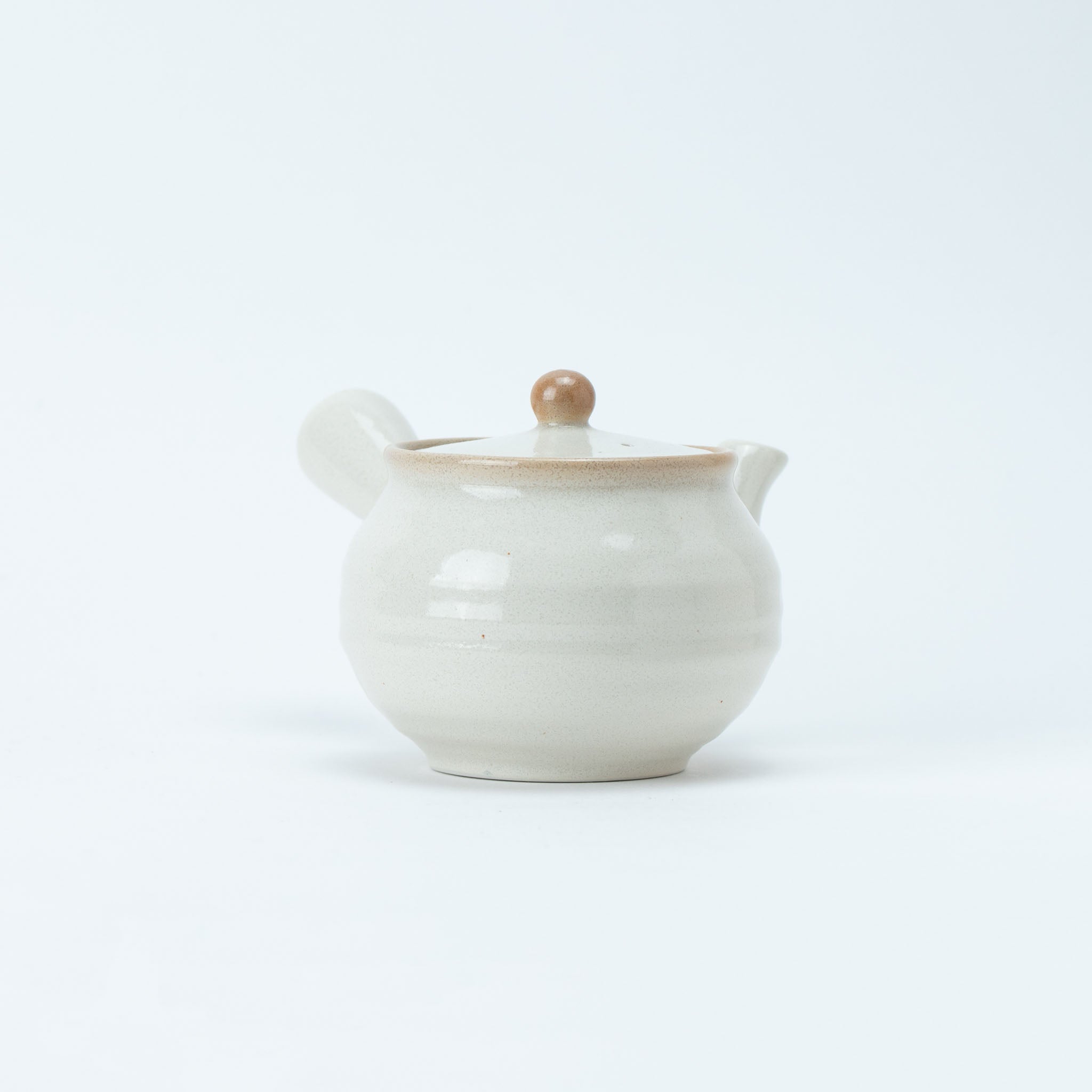 Kohiki Rokubei Teapot (with Tea Strainer)