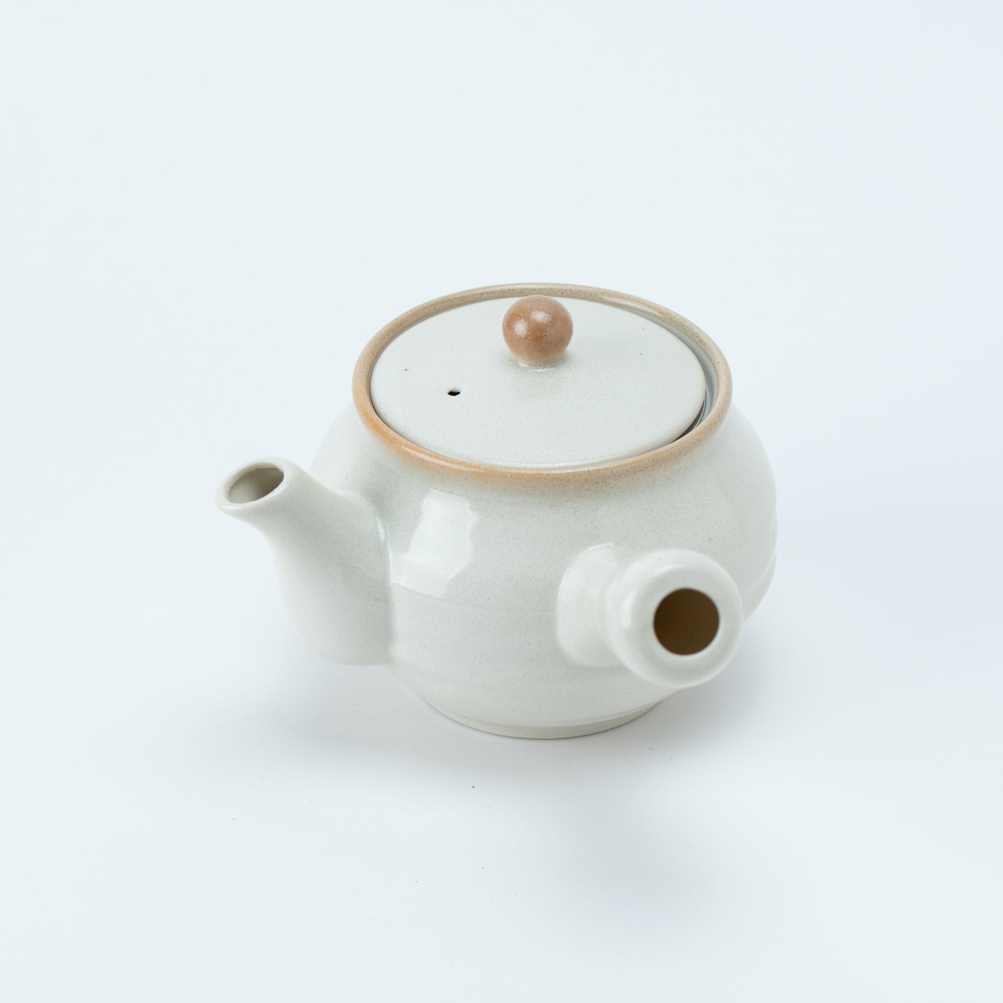 Kohiki Rokubei Teapot (with Tea Strainer)